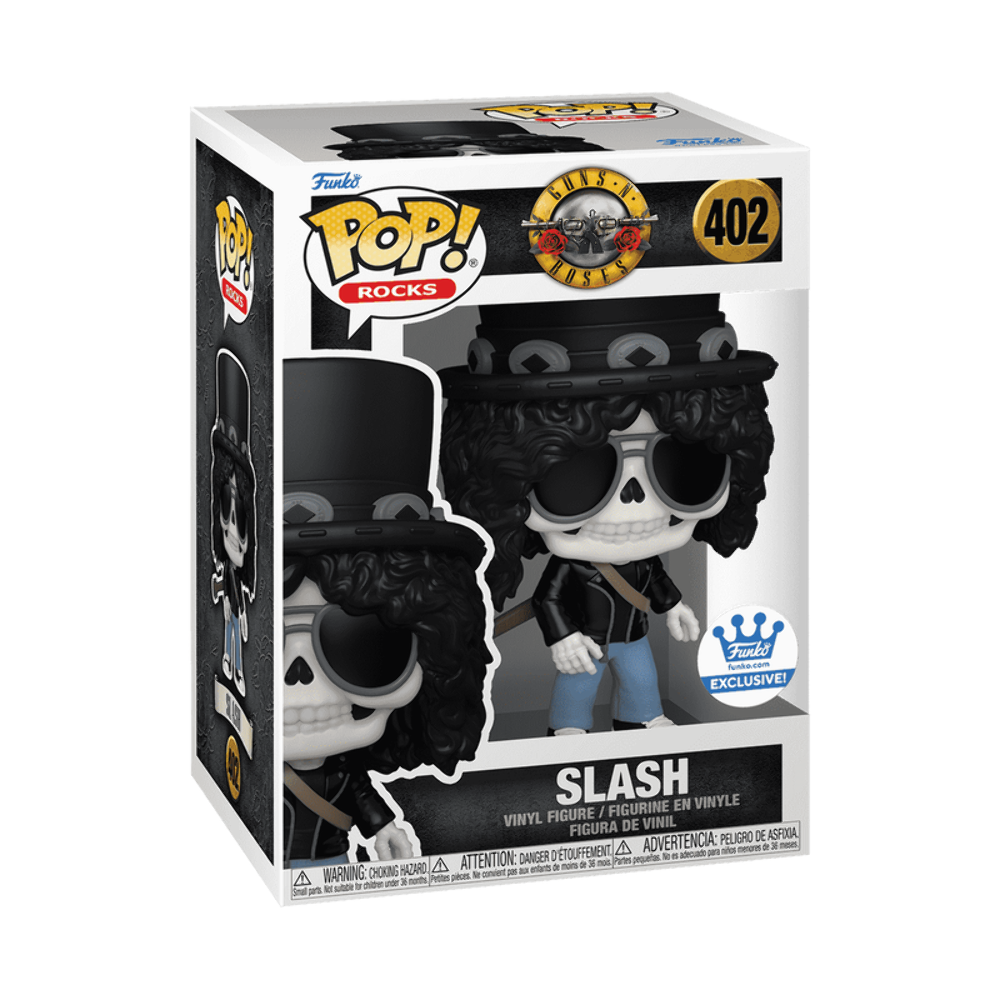 Funko Pop! Rocks Guns N Roses Slash #402 Exclusive Free Protector