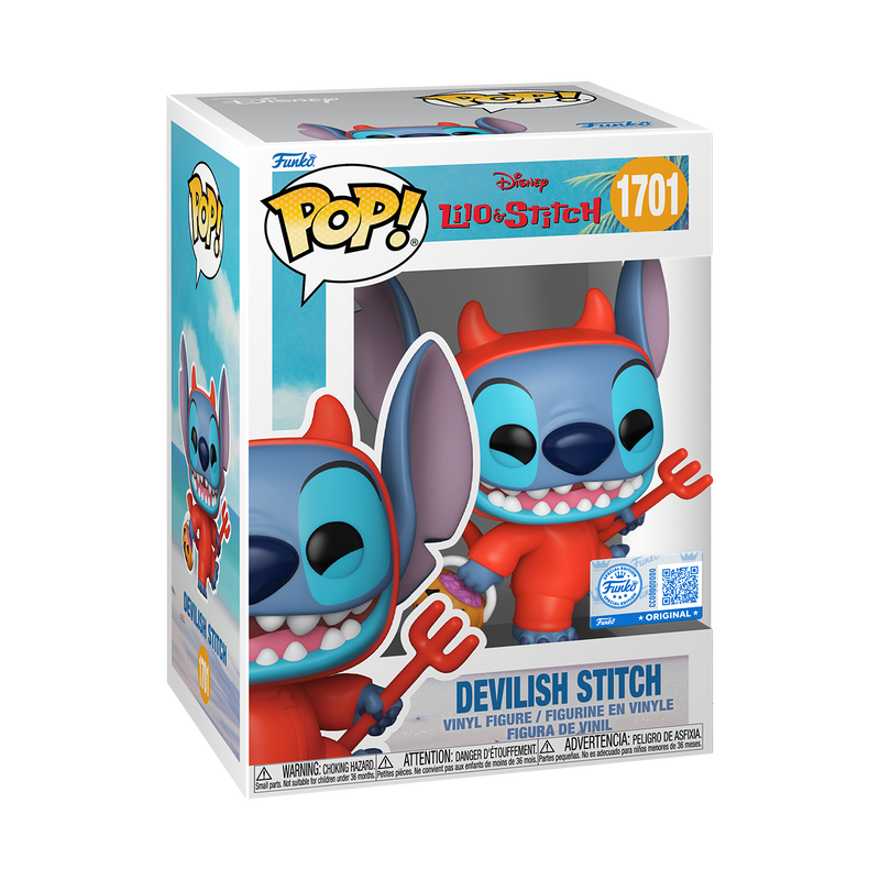 Funko Pop! Disney Stitch Devilish Stitch #1701 Exclusive