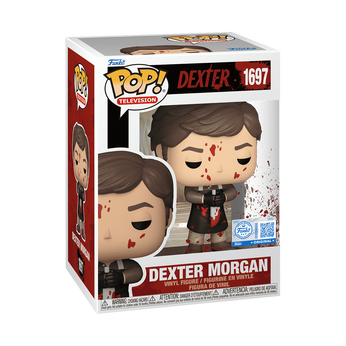 Funko Pop! Television Dexter Morgan #1697 Bloody Exclusive Free Protector
