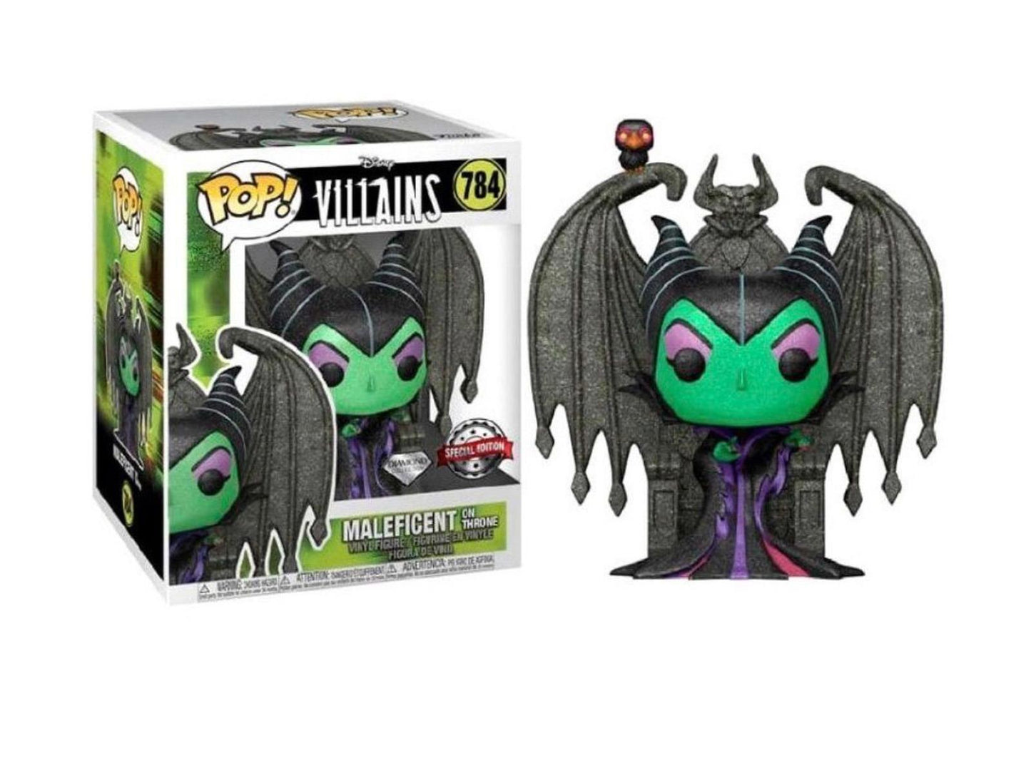 Funko Pop! 6" Disney Villains Maleficent on Throne #784 Special Edition