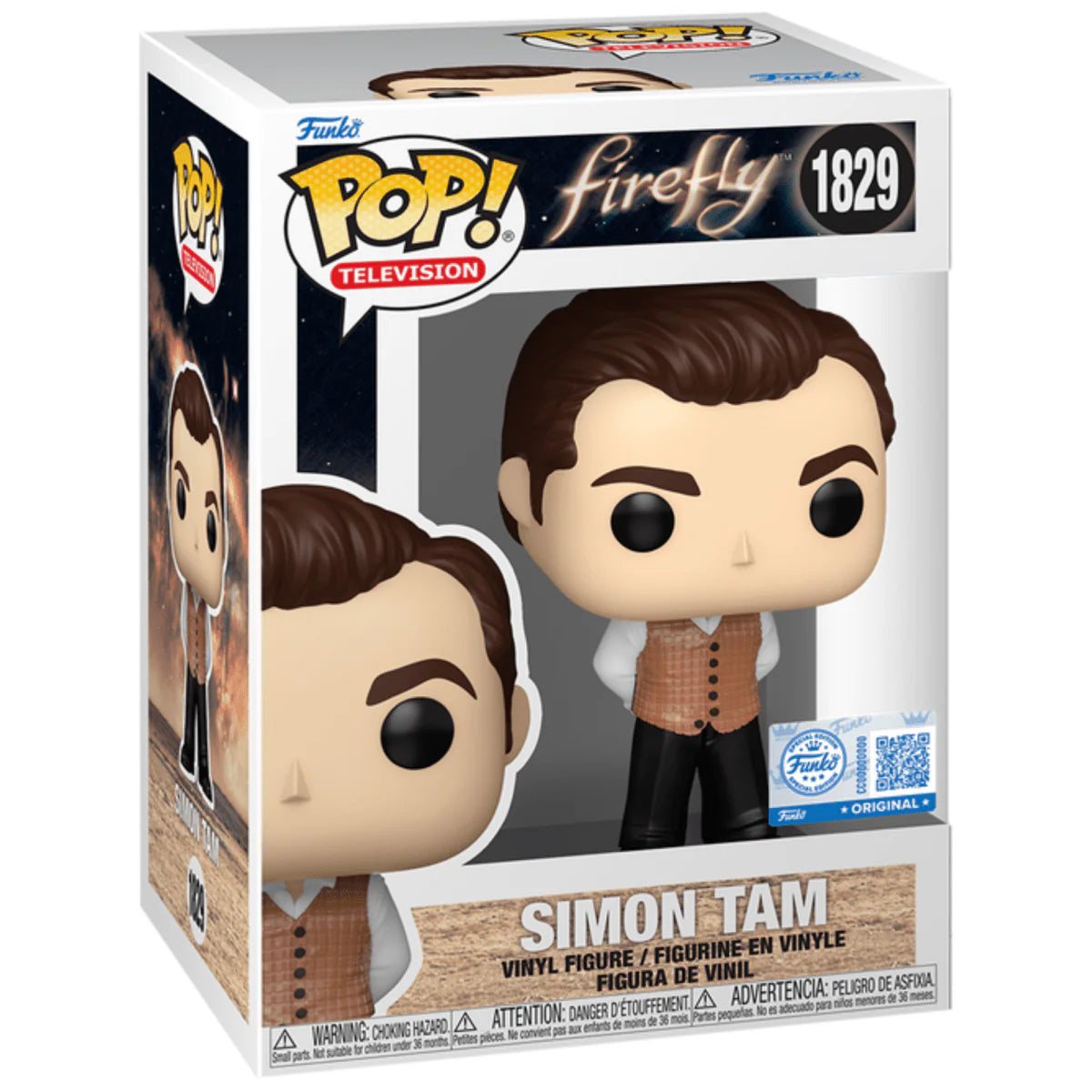 Funko Pop! Television Firefly Simon Tam #1829 Exclusive