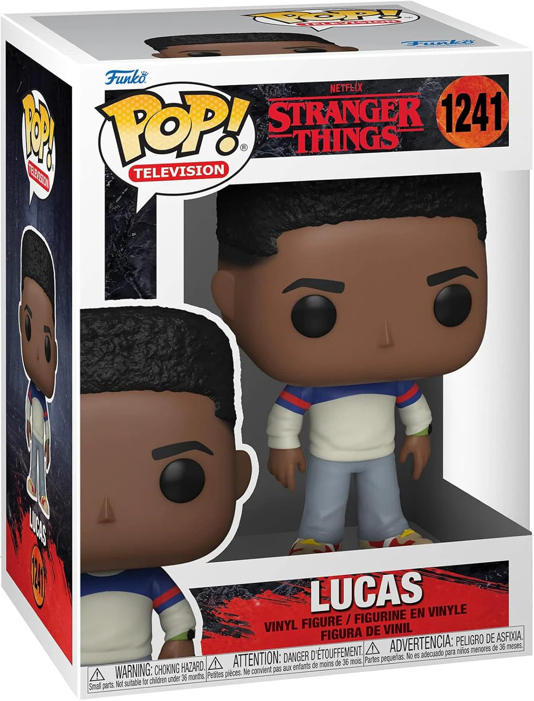 Funko Pop! Television Stranger Things Lucas S4 #1241 Free Protector
