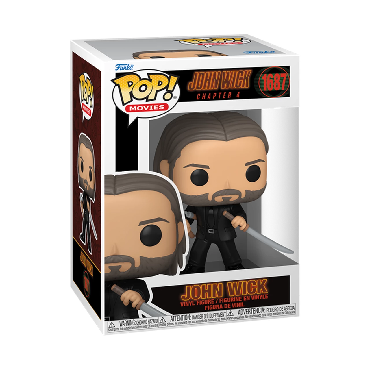 Funko Pop! Movies John Wick Chapter 4 John Wick With Swords And Nunchucks #1687