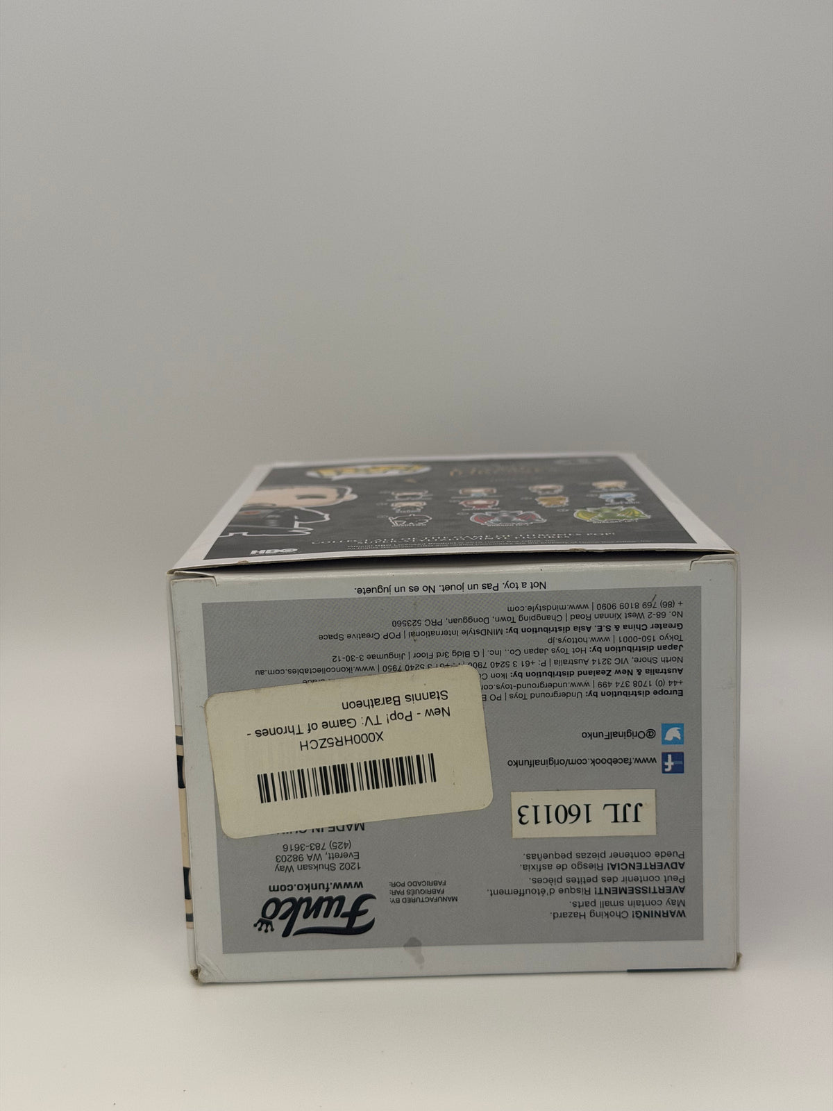 Funko Pop! Television Game Of Thrones Stannis Baratheon Signed Stephen Dillane SWAU #41