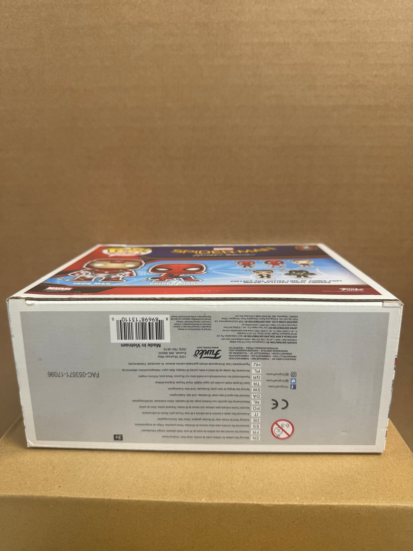 Funko Pop! Marvel Iron Man / Spider-Man 2 Pack Target Exclusive Slight Fading