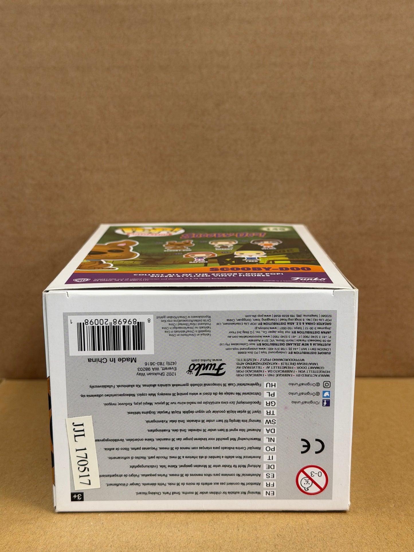 Funko Pop! Animation Scooby Doo #149 1000pcs Signed M.Lillard/Grey DeLisle COA