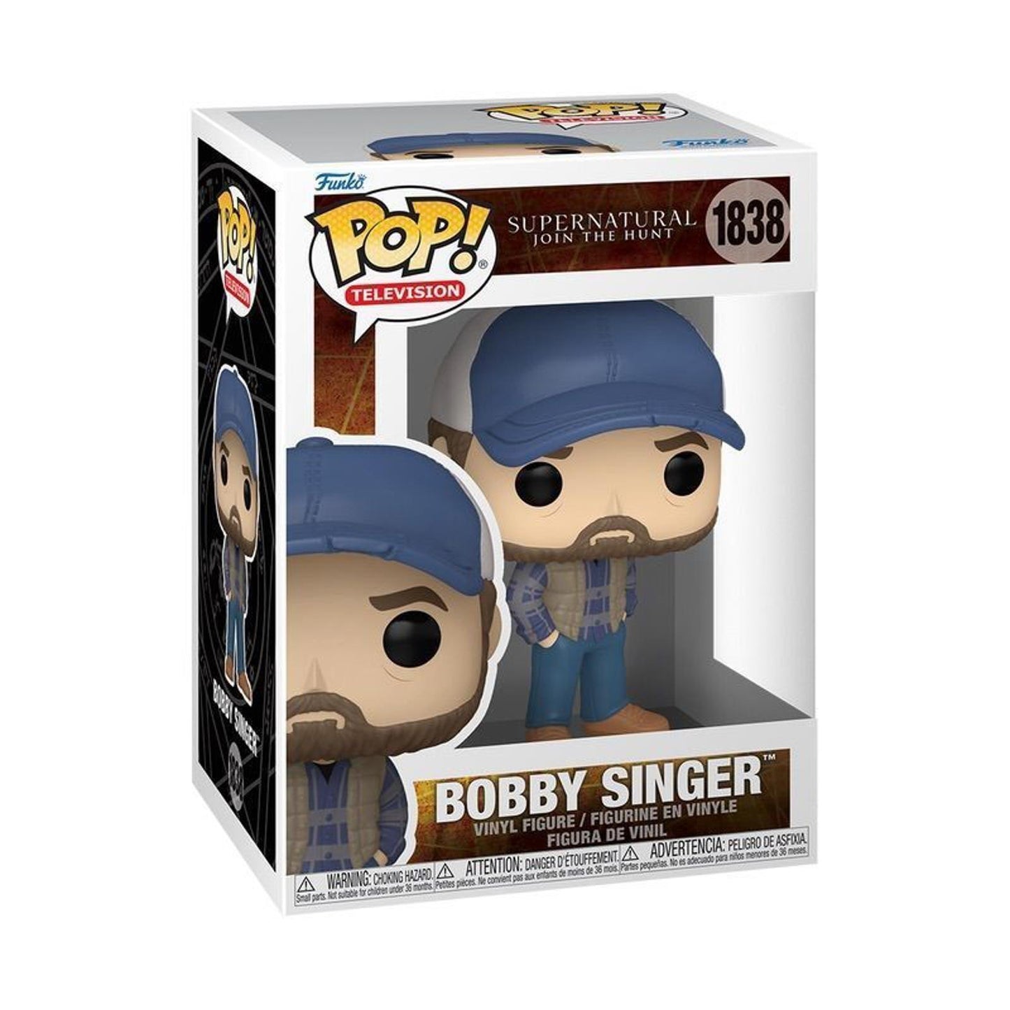 Funko Pop! Television Supernatural Bobby Singer Vinyl Figure 1838