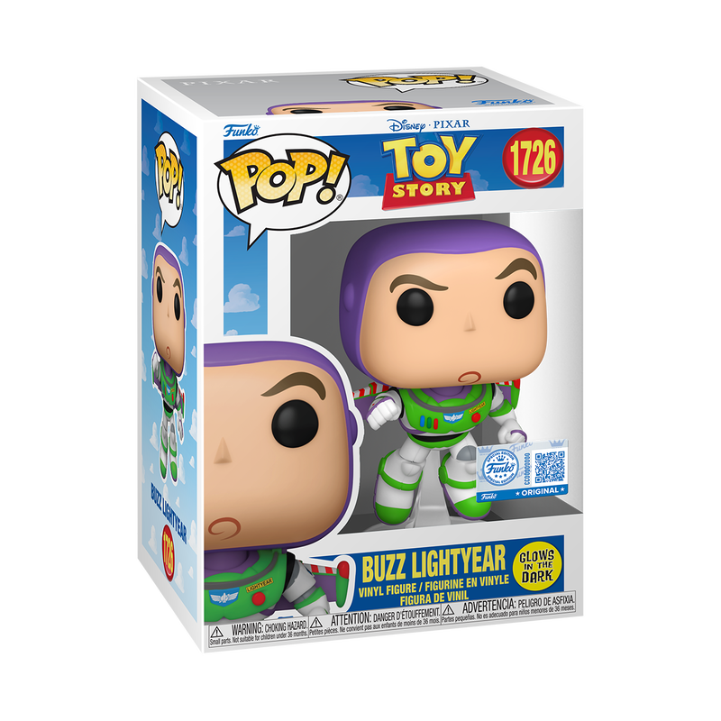 Funko Pop! Disney Toy Story Buzz Lightyear #1726 Glow Exclusive