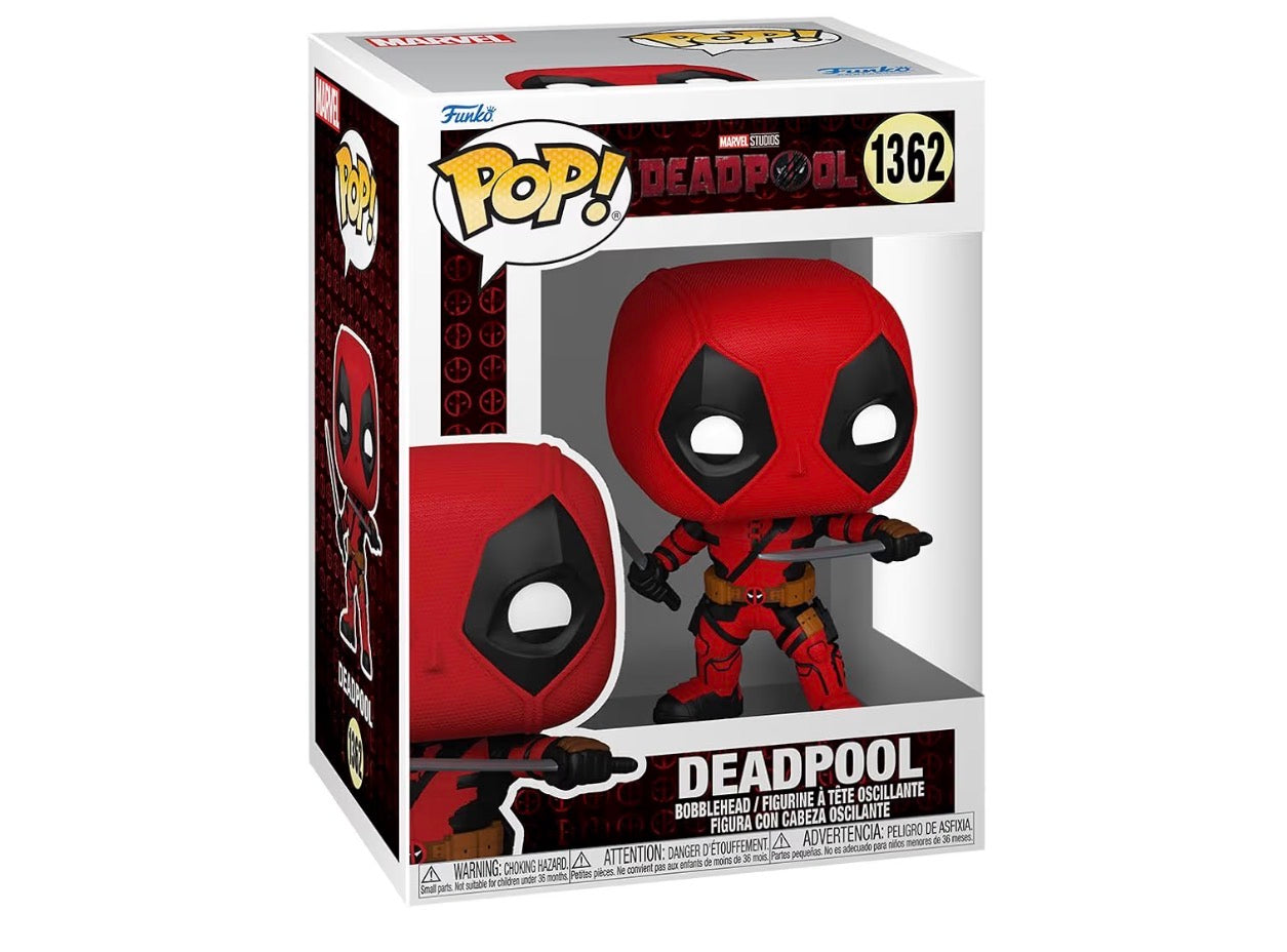 Funko Pop! Marvel Deadpool (Samurai Swords) #1362 Free Protector
