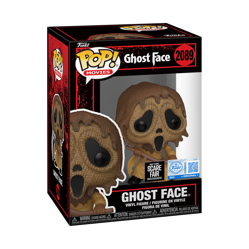 Funko Pop! Movies Horror Ghost Face (Scarecrow Mask) Hot Topic Scare Fair Stickered