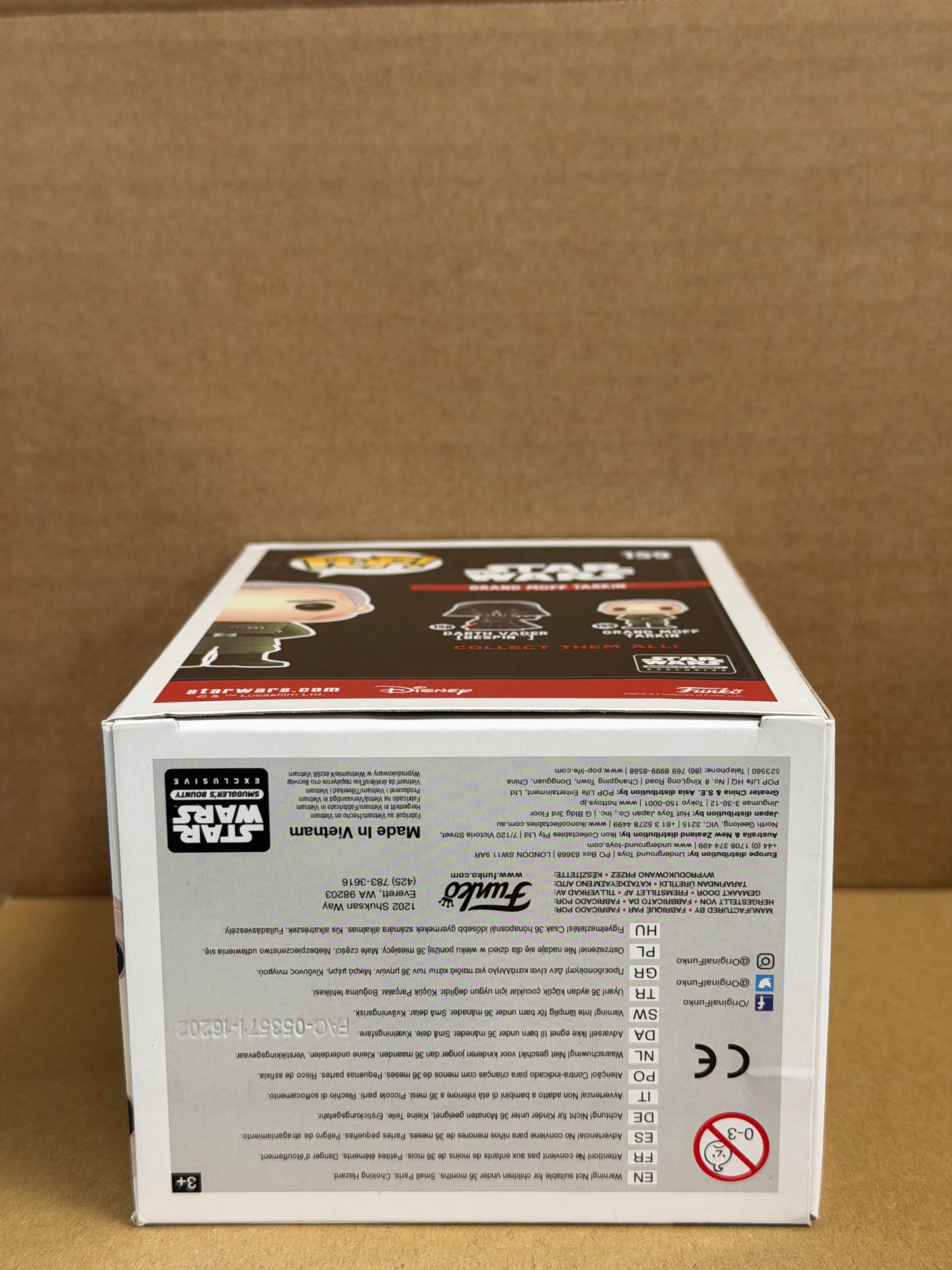 Funko Pop! Star Wars Grand Moff Tarkin Signed Guy Henry COA #159 ‘Tarkin’