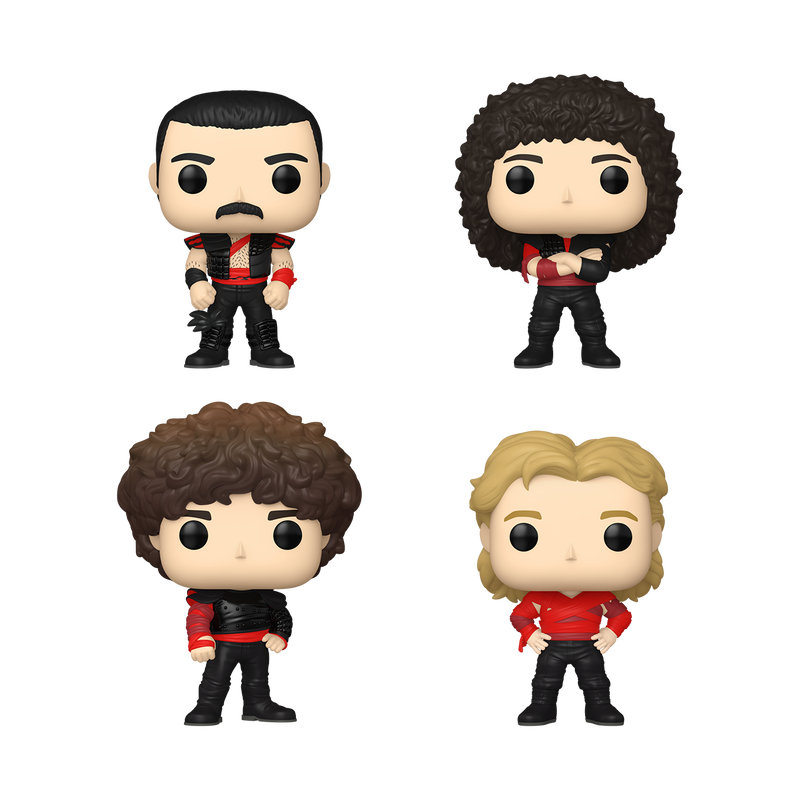 Funko Pop! Rocks Queen (Radio Gaga) 4 Pack