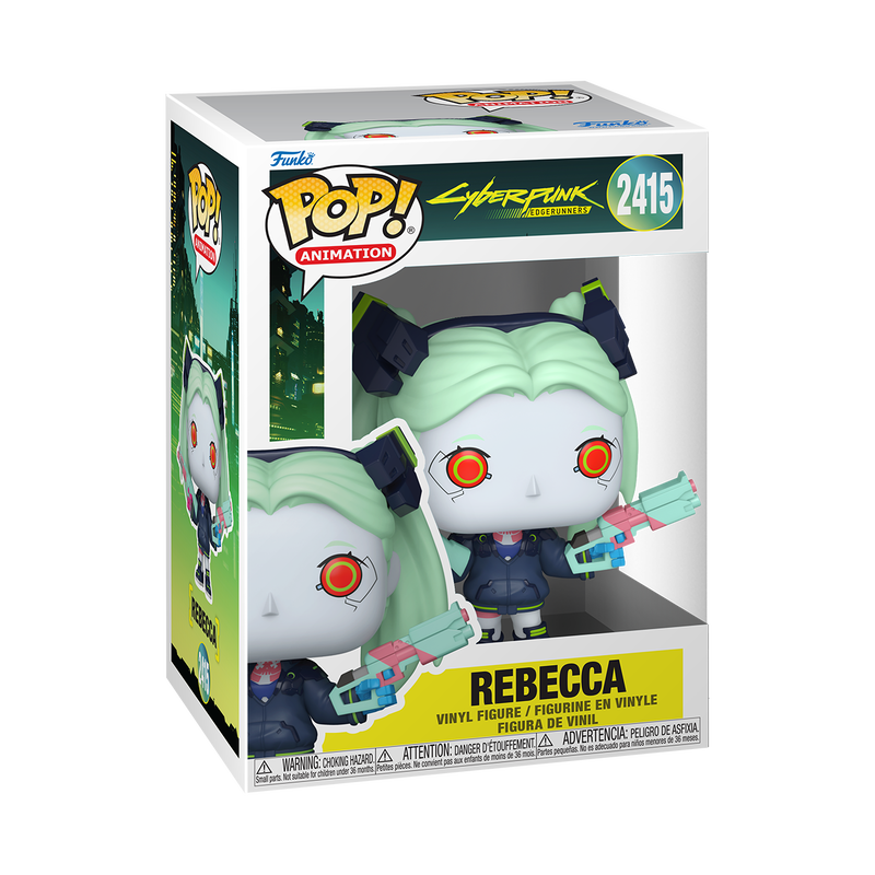 Funko Pop! Animation Cyberpunk Edgerunners Rebecca #2415 Free Protector