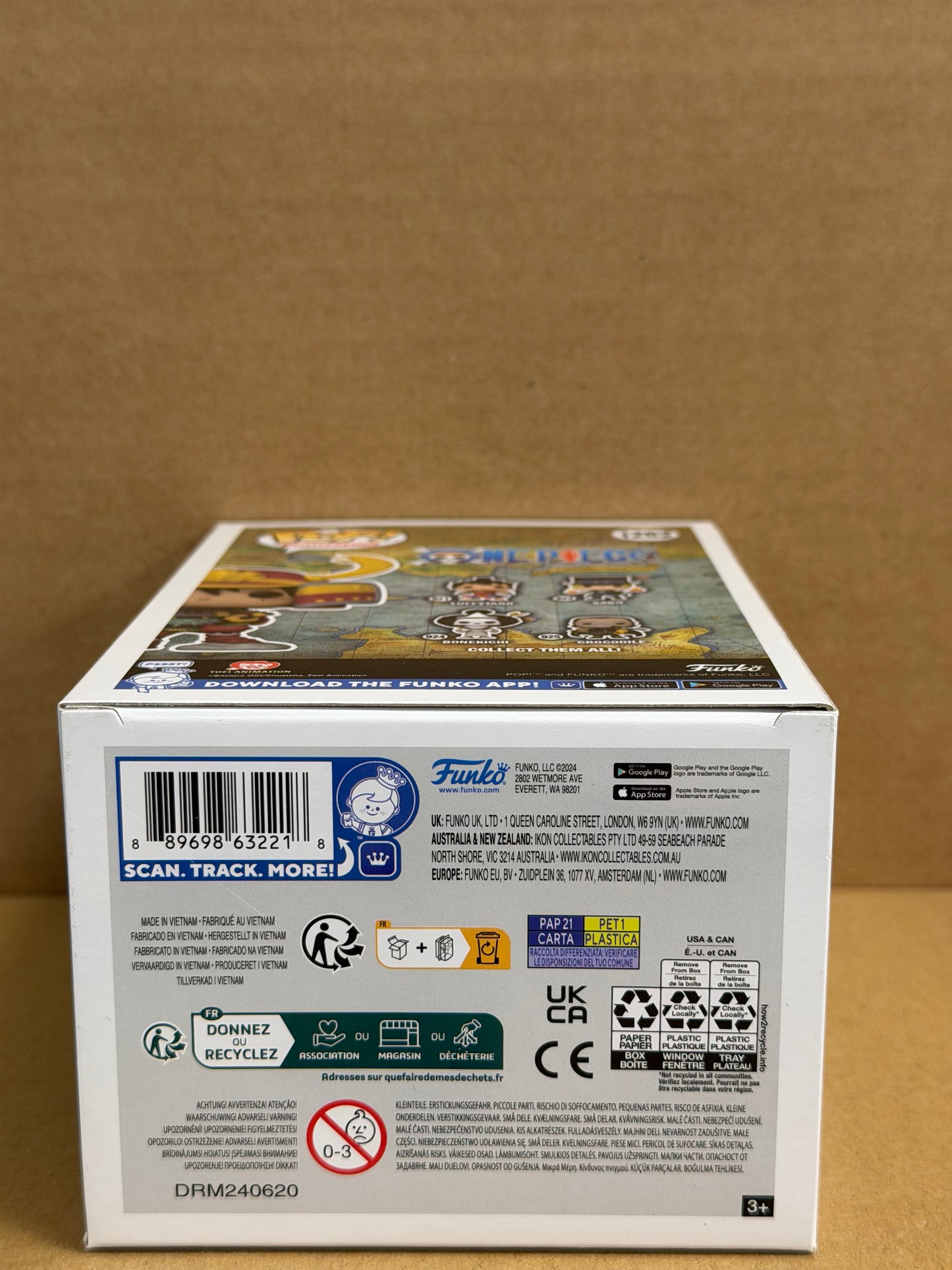 Funko Pop! Anime One Piece Armored Luffy Chase #1262 Exclusive