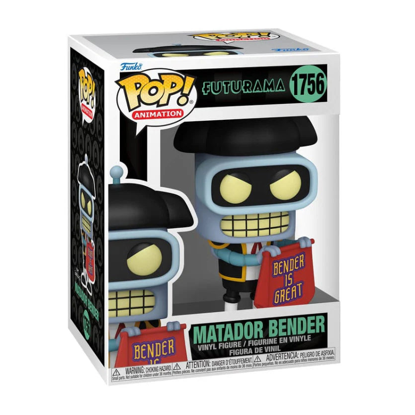 Funko Pop! Animation Futurama Matador Bender #1756