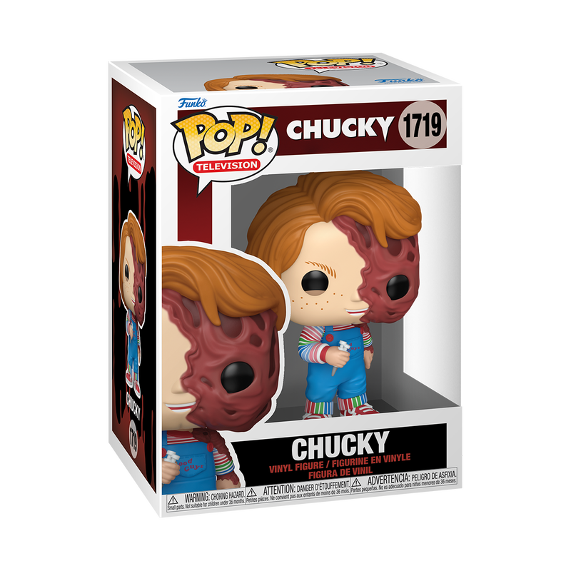 Funko Pop! Movies Horror Chucky (Melted Face) #1719 Free Protector