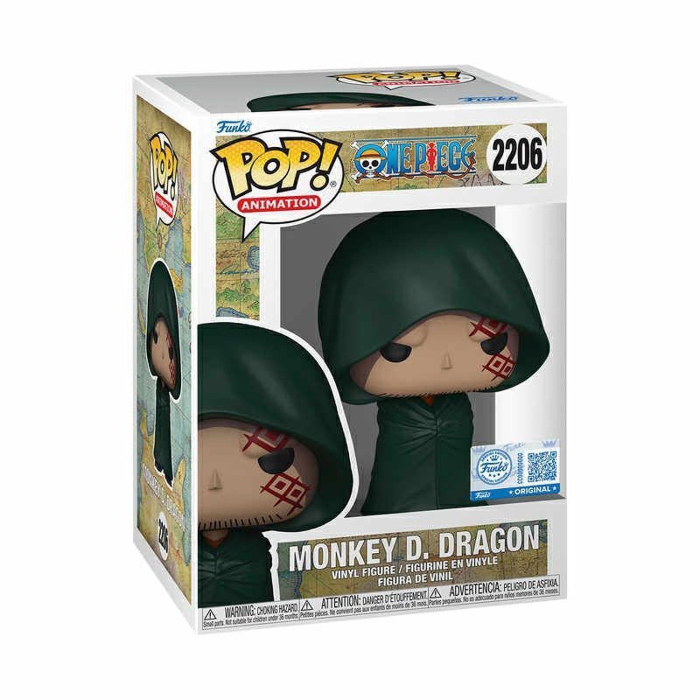 Funko Pop! Anime One Piece Monkey D. Dragon Vinyl Figure 2206