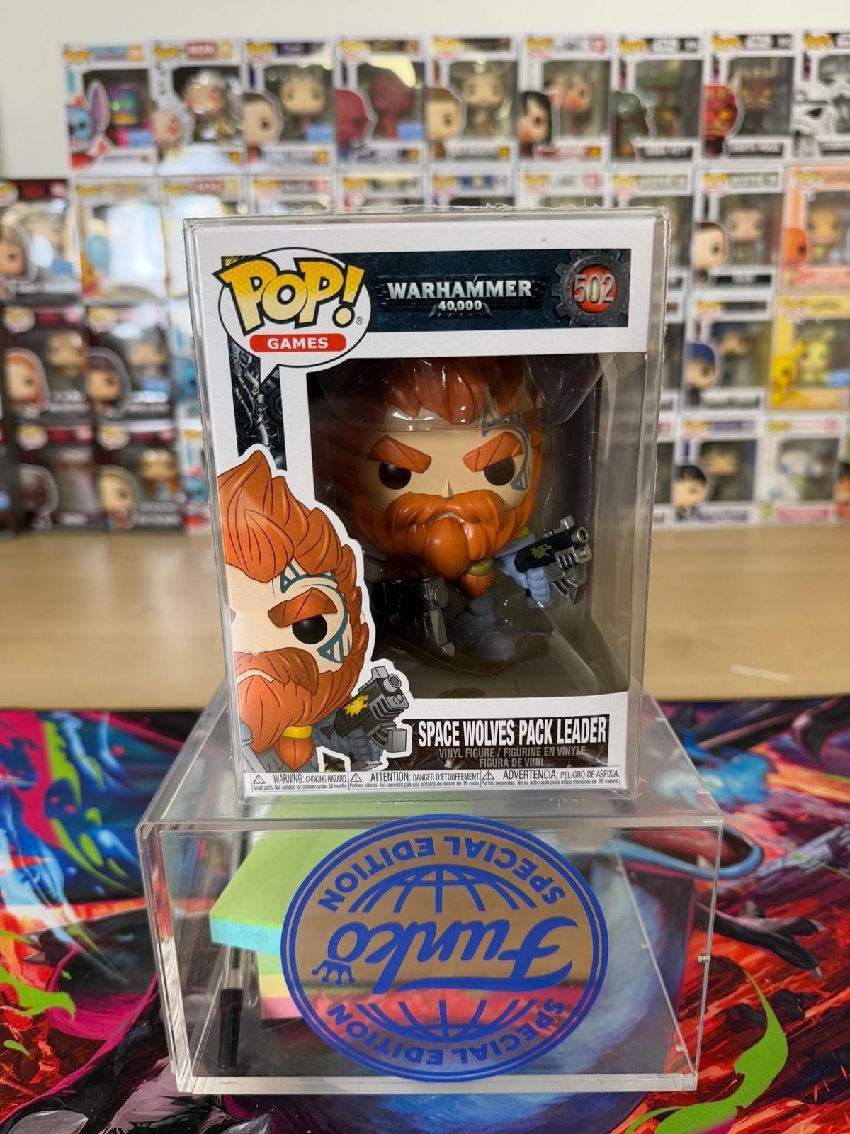 Funko Pop! Games Warhammer 40,000 Space Wolves Pack Leader #502 Special Edition