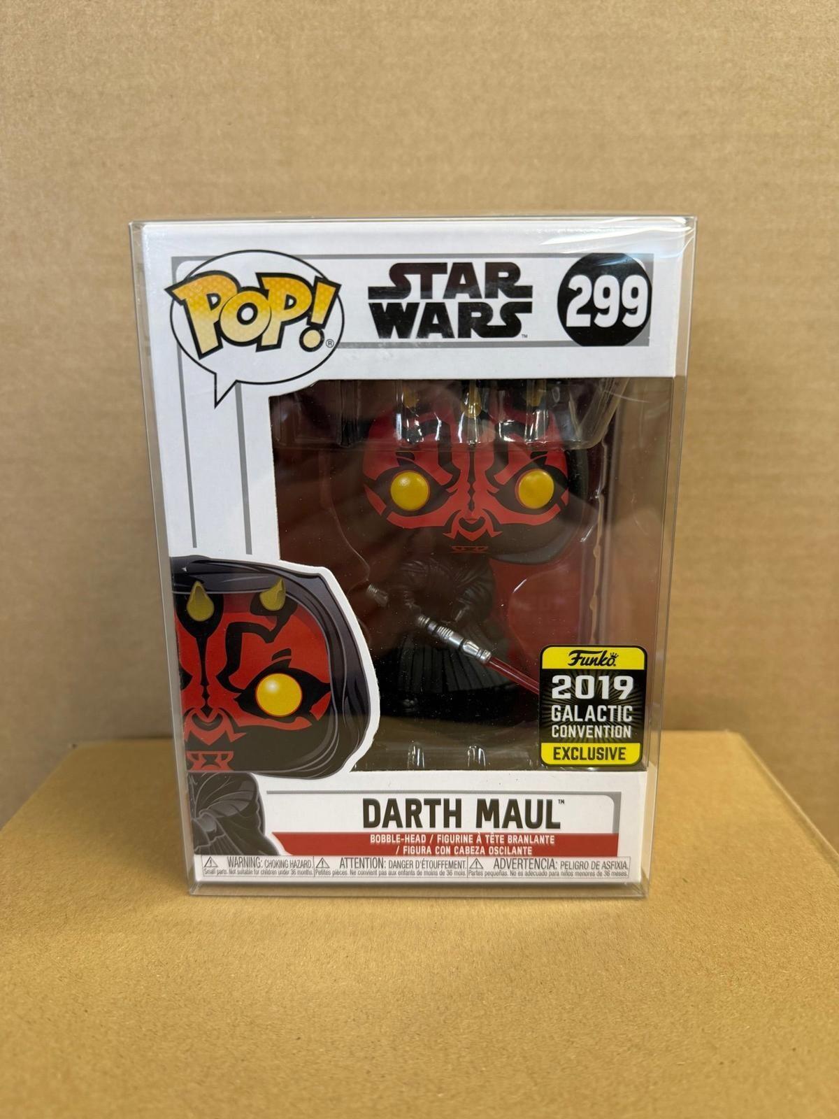 Funko Pop! Star Wars Darth Maul #299 2019 Galactic Convention Exclusive