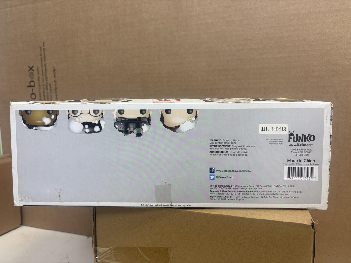 Funko Pop! Movies Ghostbusters 4 Pack Marshmallowed 2014 SDCC