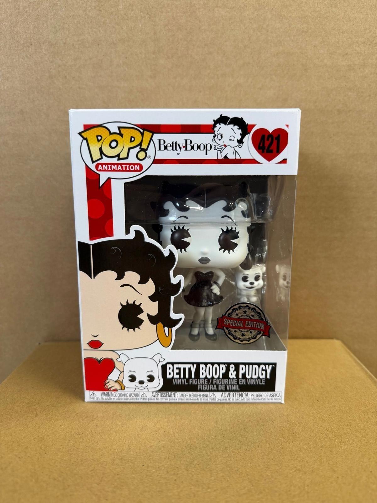 Funko Pop! Animation Betty Boop & Pudgy Special Edition #421 Vinyl Figure