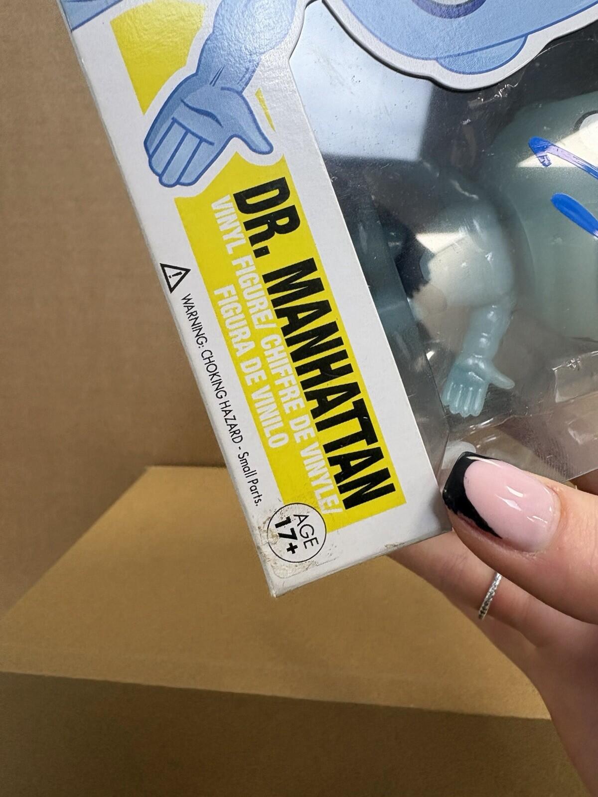 Funko Pop! Movies Watchmen Dr Manhattan #23 Signed By Billy Crudup WS