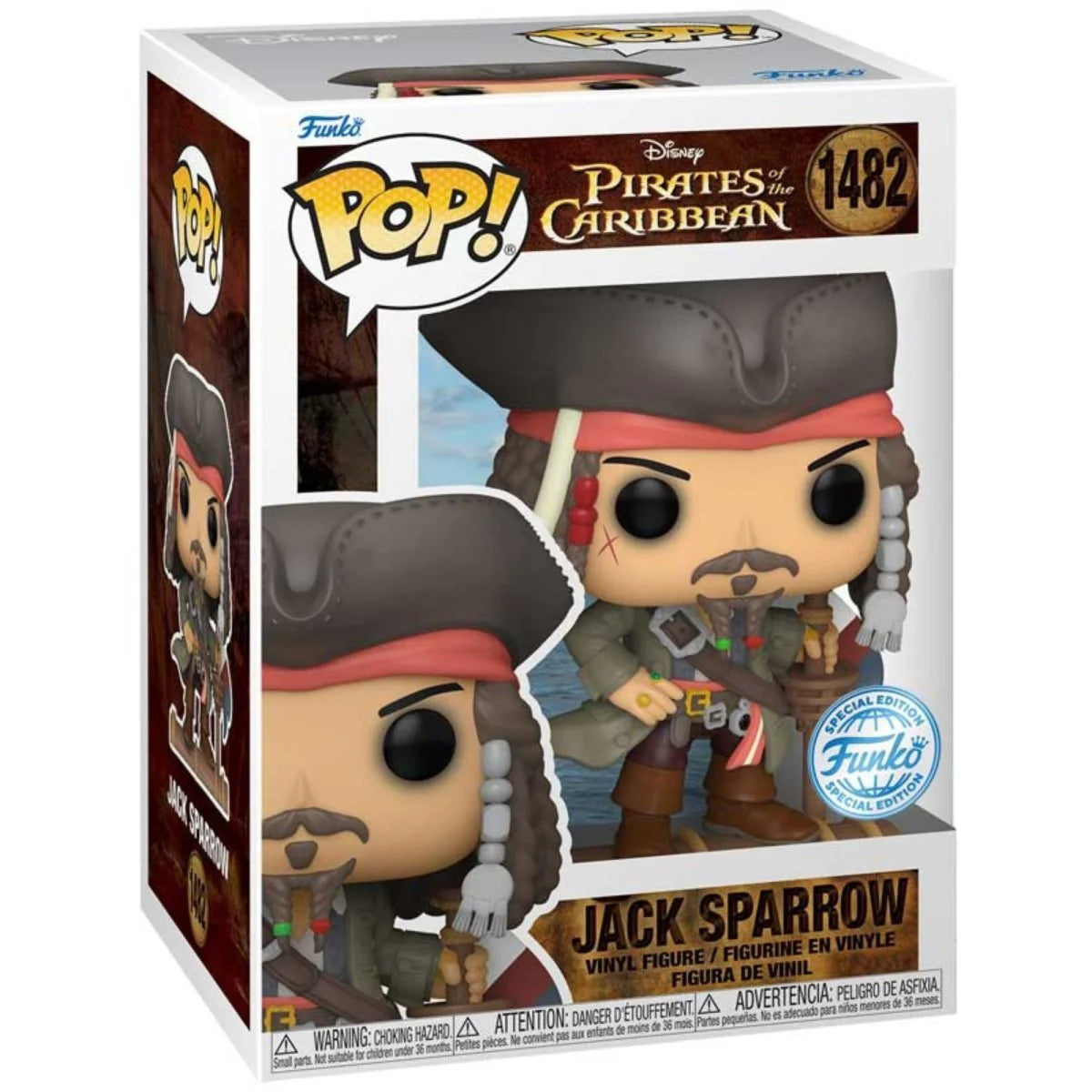 Funko Pop! Disney Pirates Of The Caribbean Jack Sparrow #1482 Special Edition
