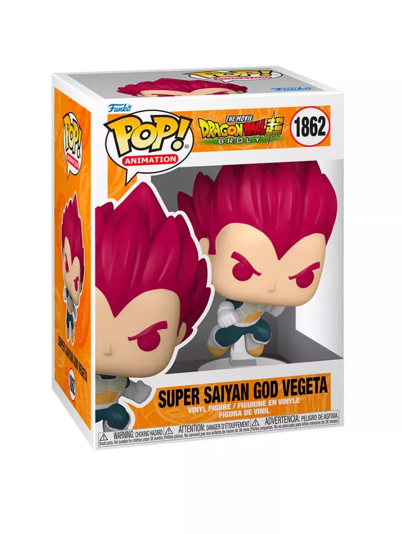 Funko Pop! Anime Dragon Ball Z Super Saiyan God Vegeta #1862