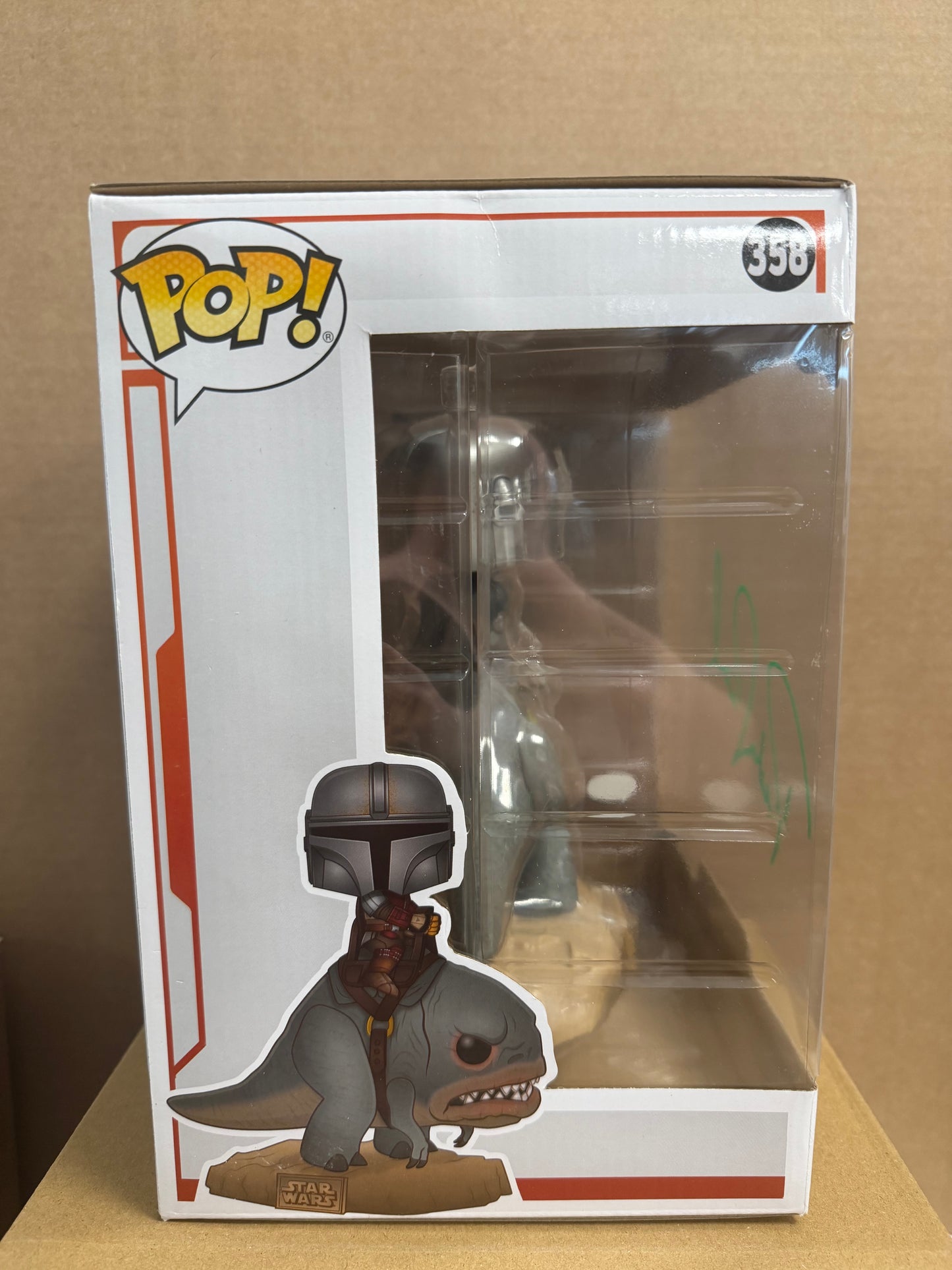 Funko Pop! Star Wars Mandalorian #358 Signed Pedro Pascall COA