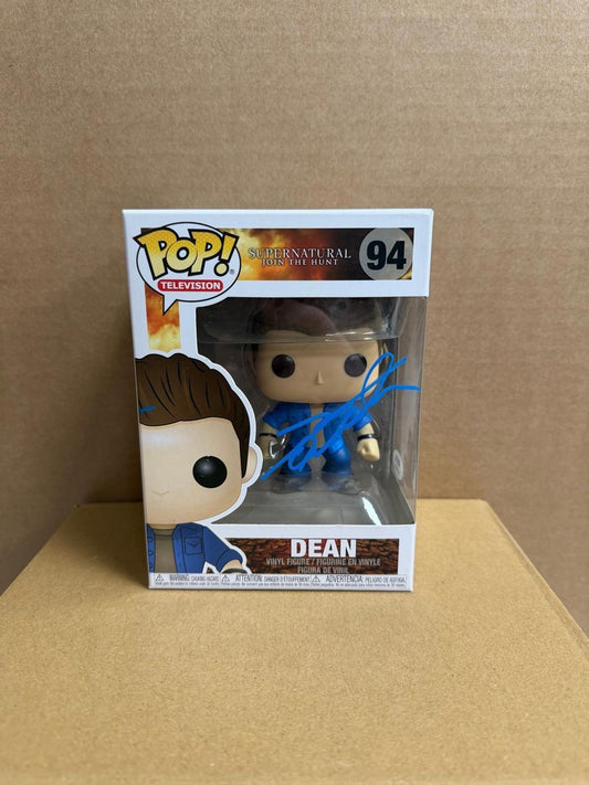 Funko Pop! Television Jenson Ackles Signed Dean #94 Supernatural  PSA | WS | Free Mag Stack