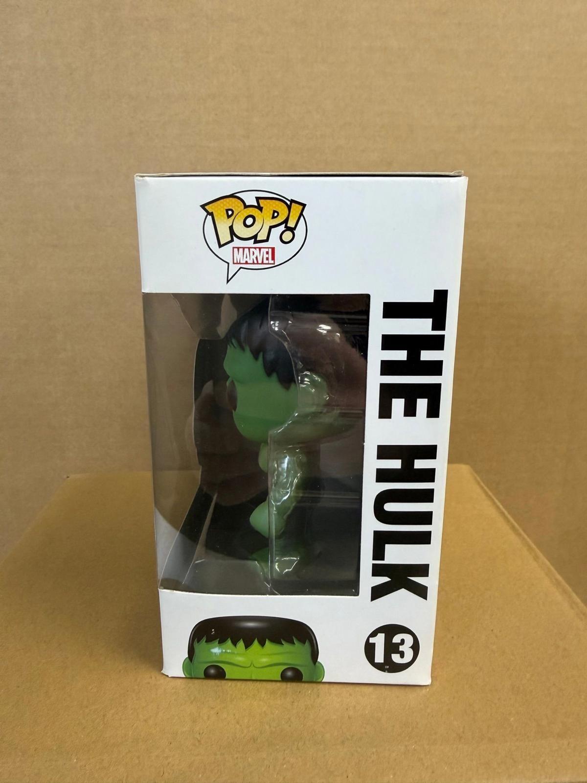 Funko Pop! Marvel Avengers The Hulk Vinyl Bobble-Head Figure #13 Free Mag Stack