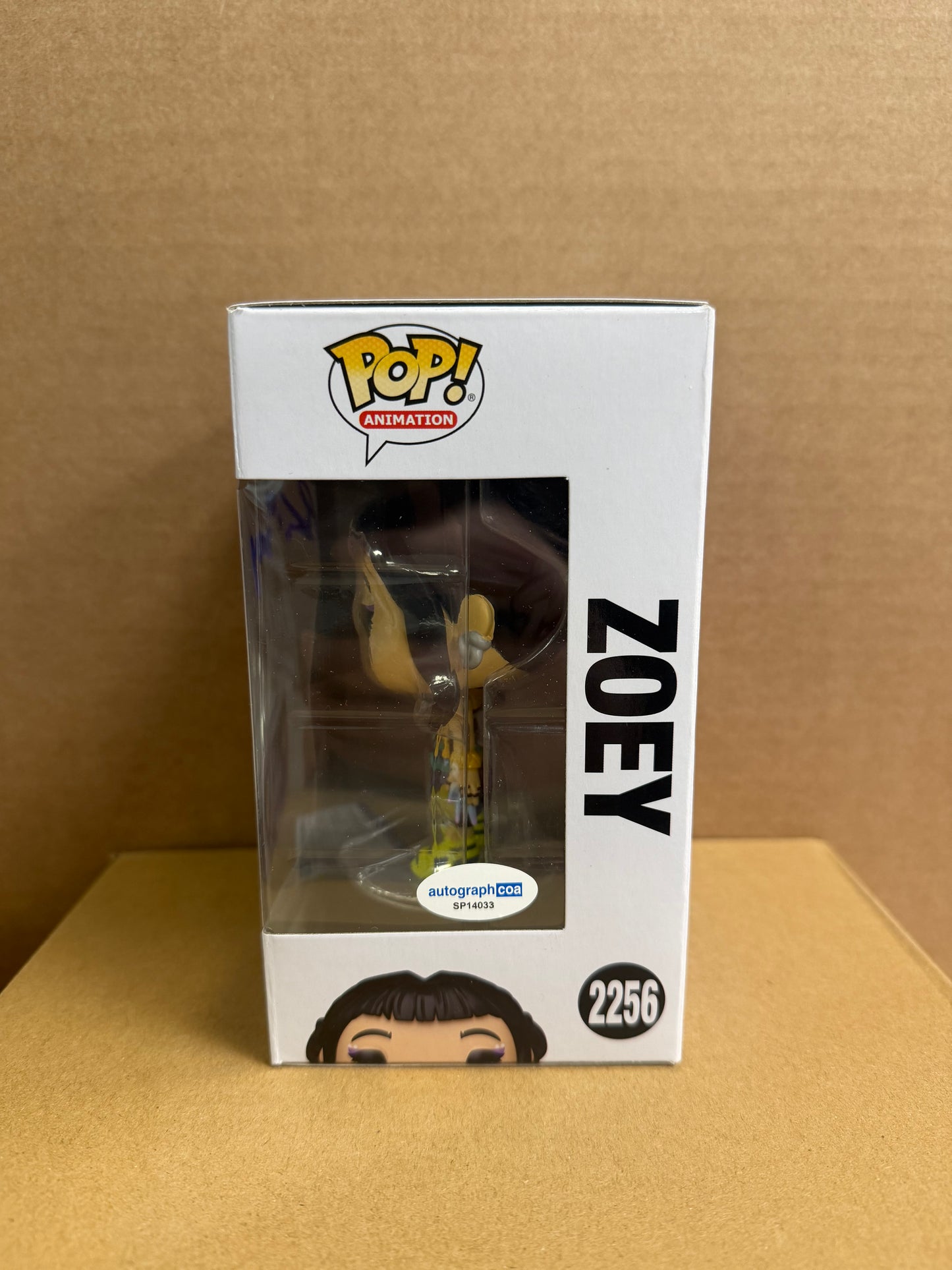 Funko Pop! Animation Kpop Demon Hunters Zoey Signed Rei Ami COA #2256