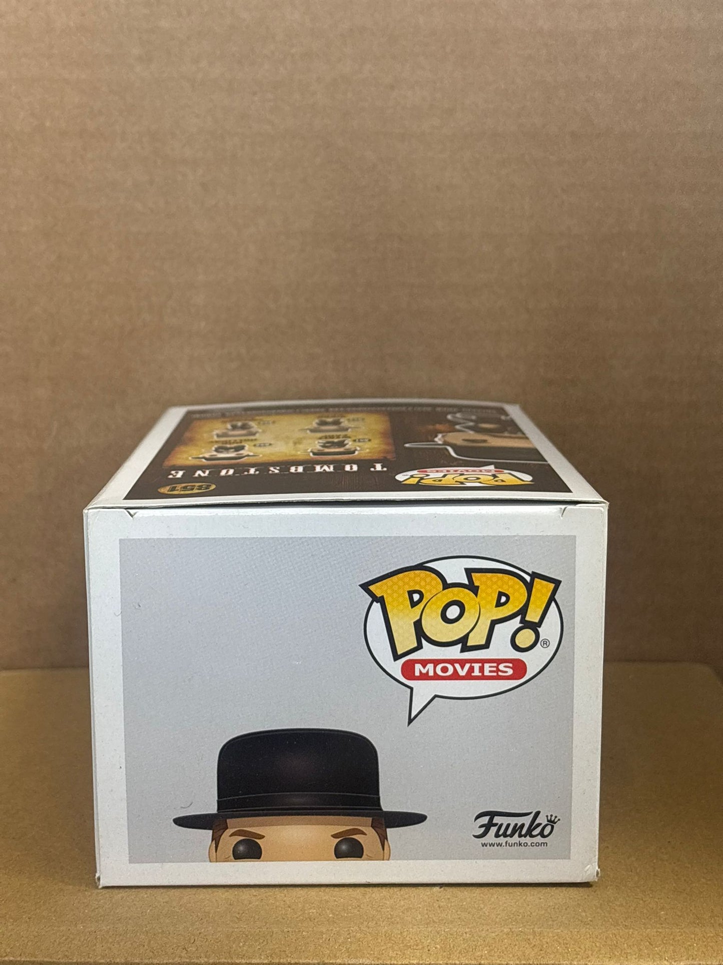 Funko Pop! Movies Tombstone Wyatt Earp #851 Sticker Residue