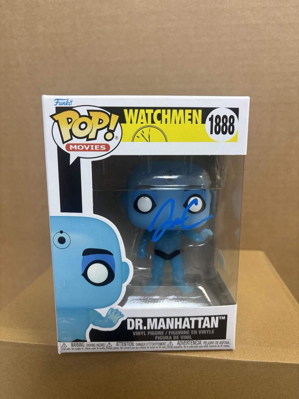 Funko Pop! Movies Watchmen Dr Manhattan #1888 Signed By Billy Crudup WS