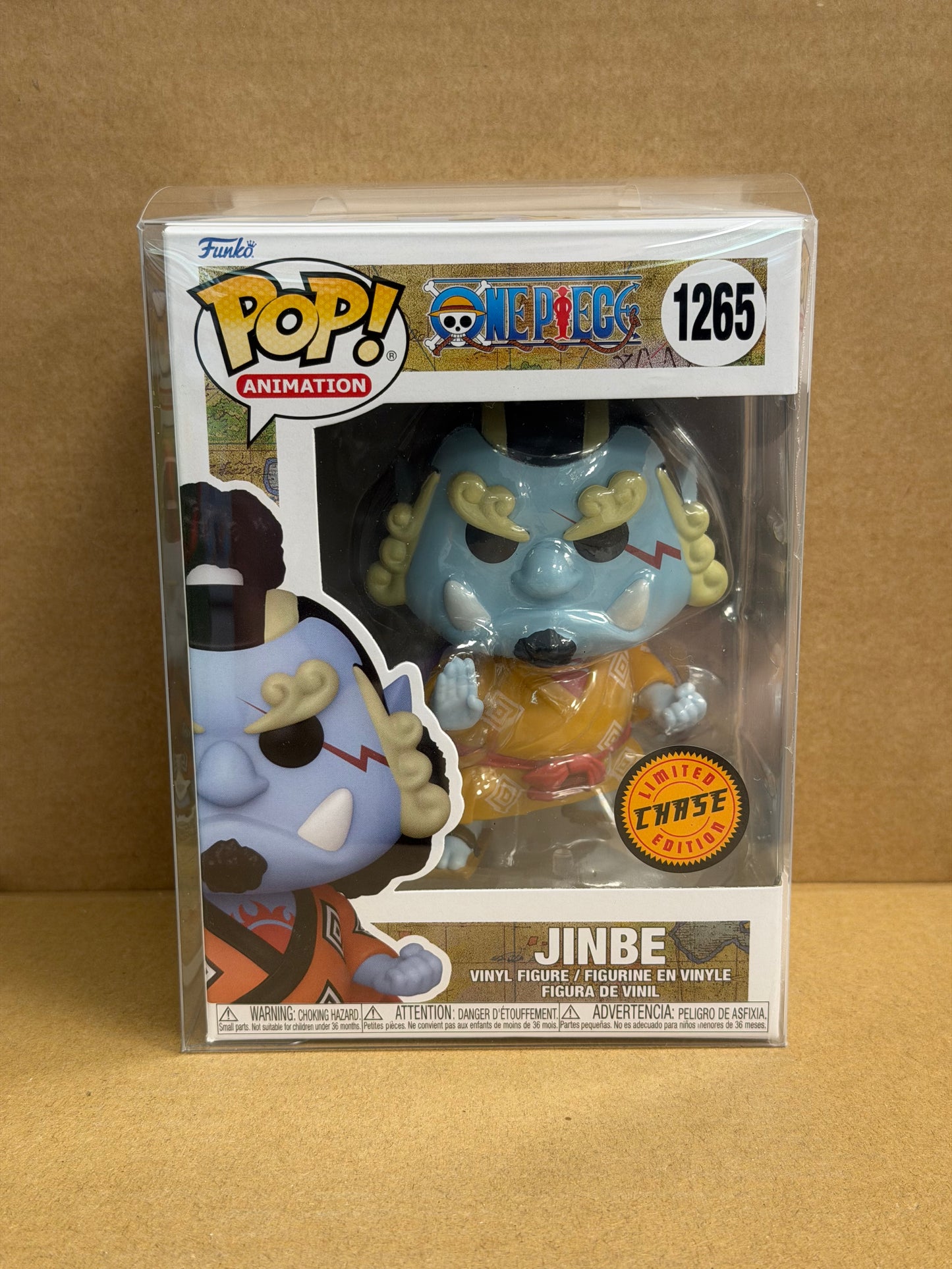 Funko Pop! Anime One Piece Jinbe Chase #1265 Free Protector