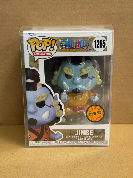 Funko Pop! Anime One Piece Jinbe Chase #1265 Free Protector