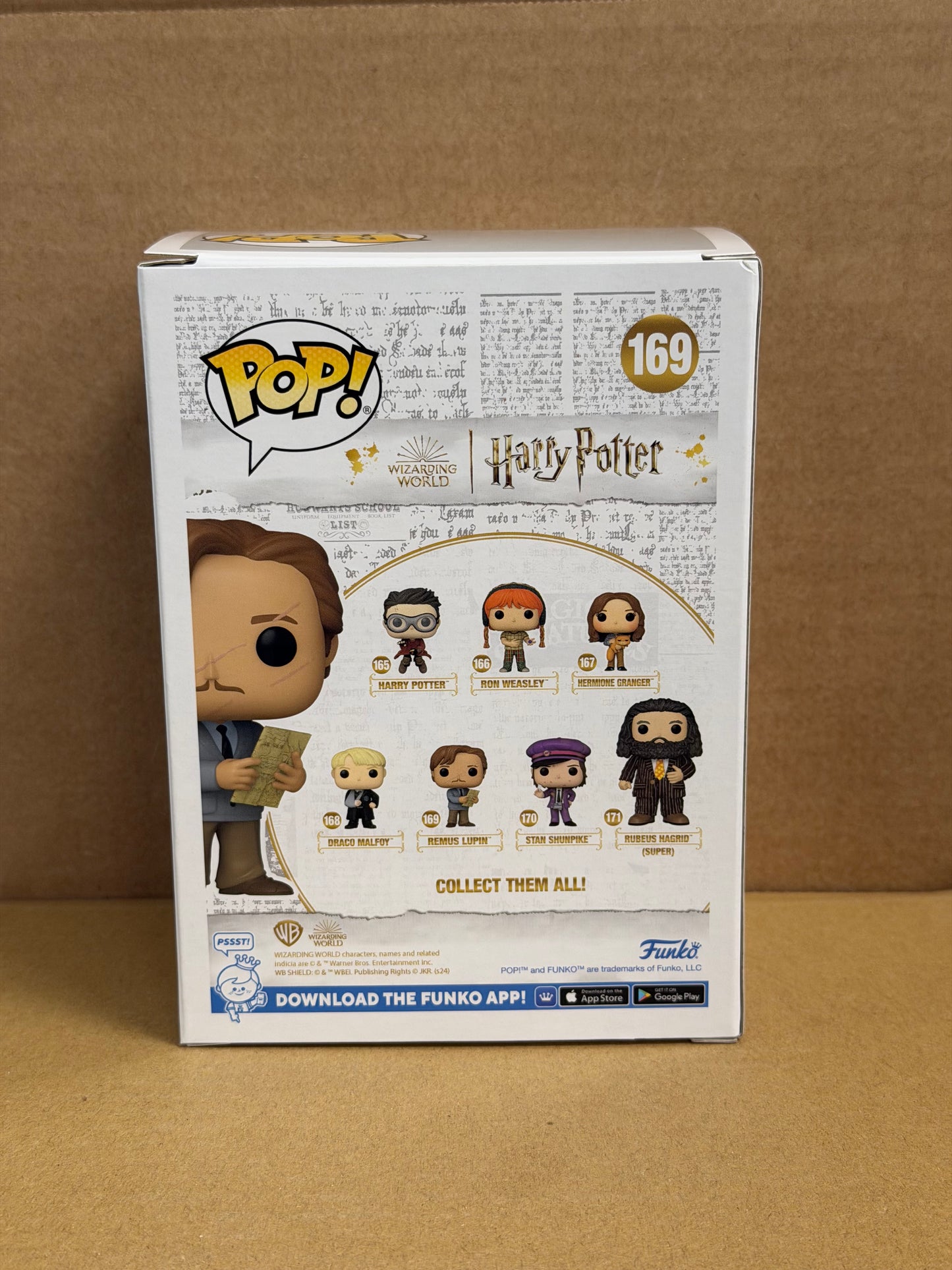 Funko Pop! Harry Potter Remus Lupin Signed David Thewlis COA #169