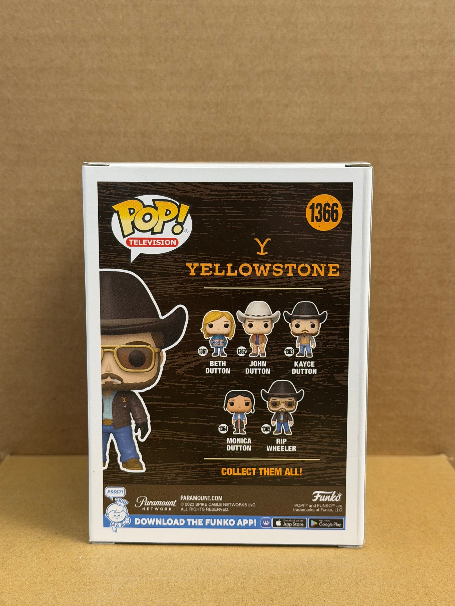 Funko Pop! Television Yellowstone Rip Wheeler W/ Cooler #1366 Exclusive