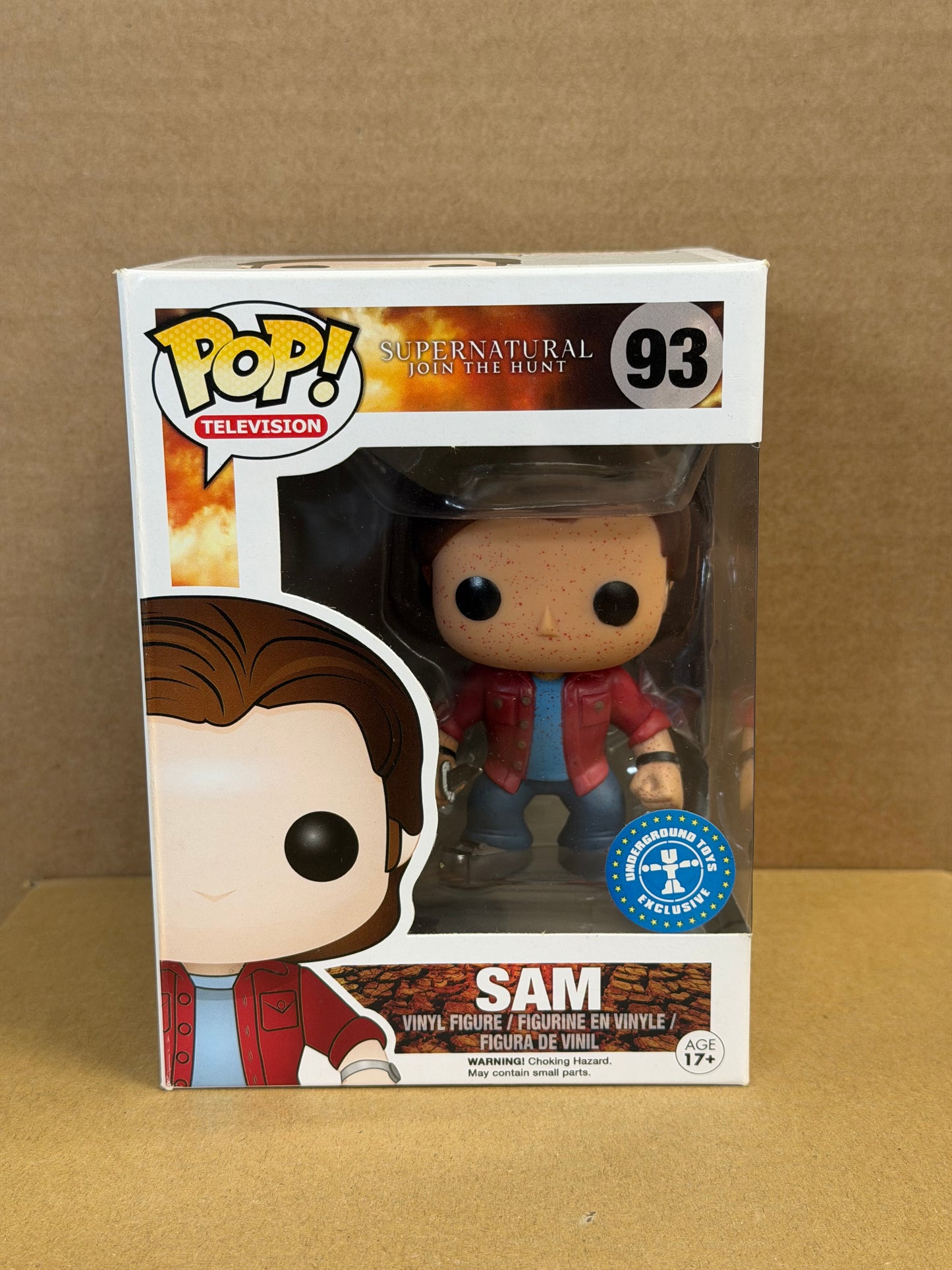 Funko Pop! Television Supernatural Sam #93 Bloody Underground Toys