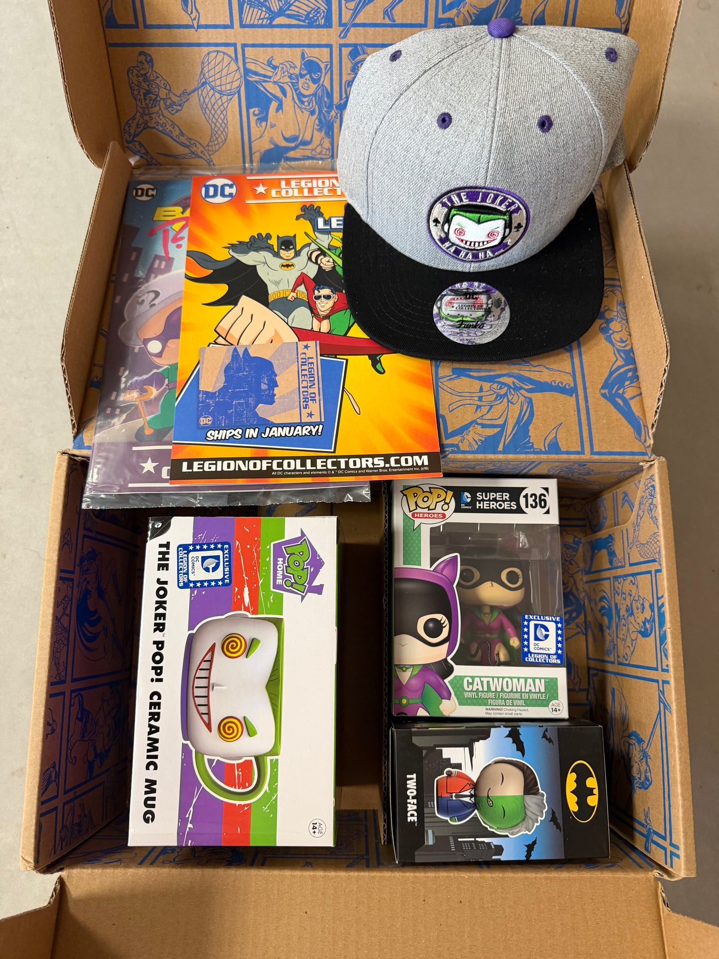 Funko Pop! Dc! Legion Of Collectors Box Catwoman New Unused