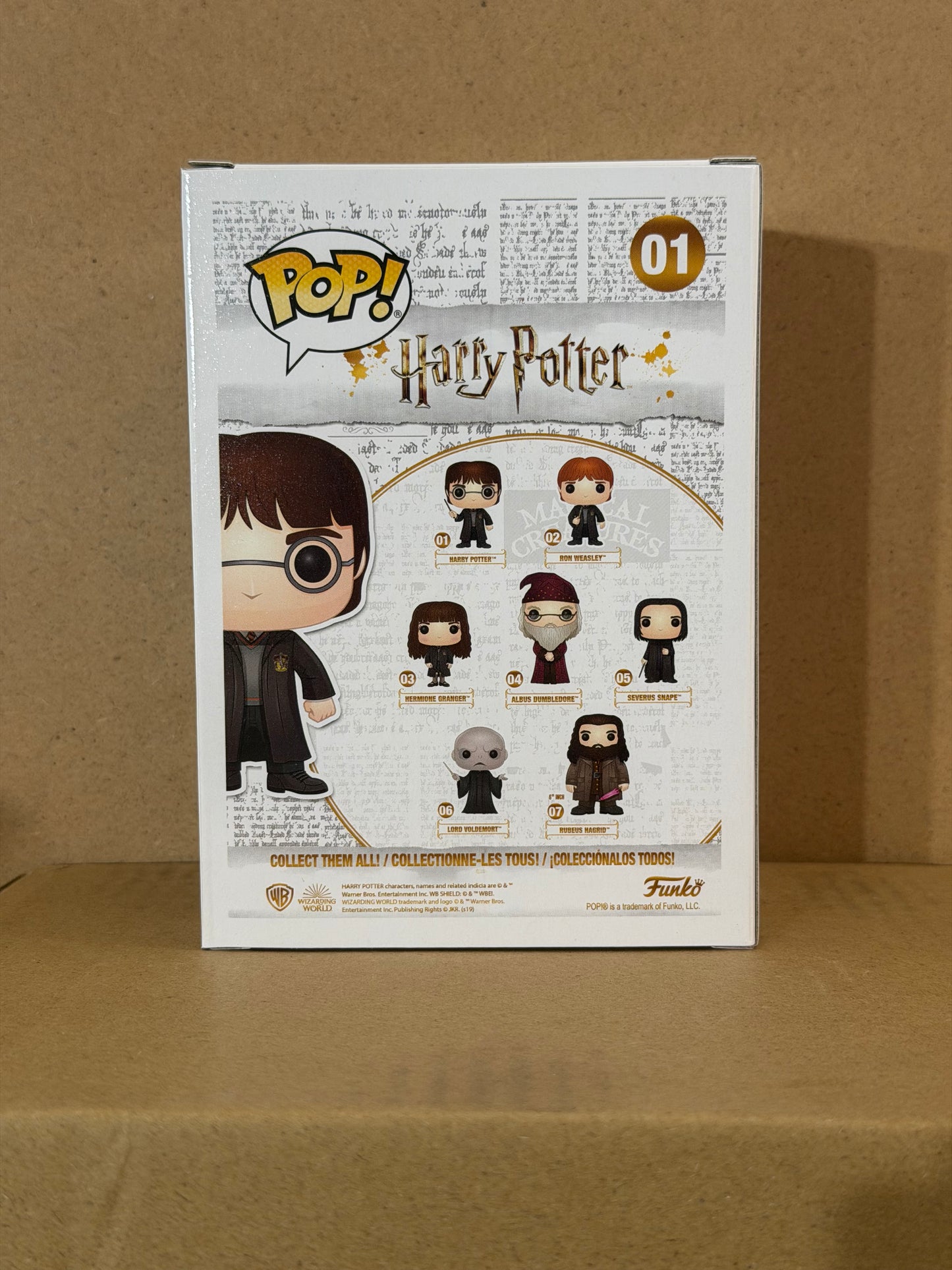 Funko Pop! Harry Potter Signed Daniel Radcliffe COA #01 Free Magnetic Stack