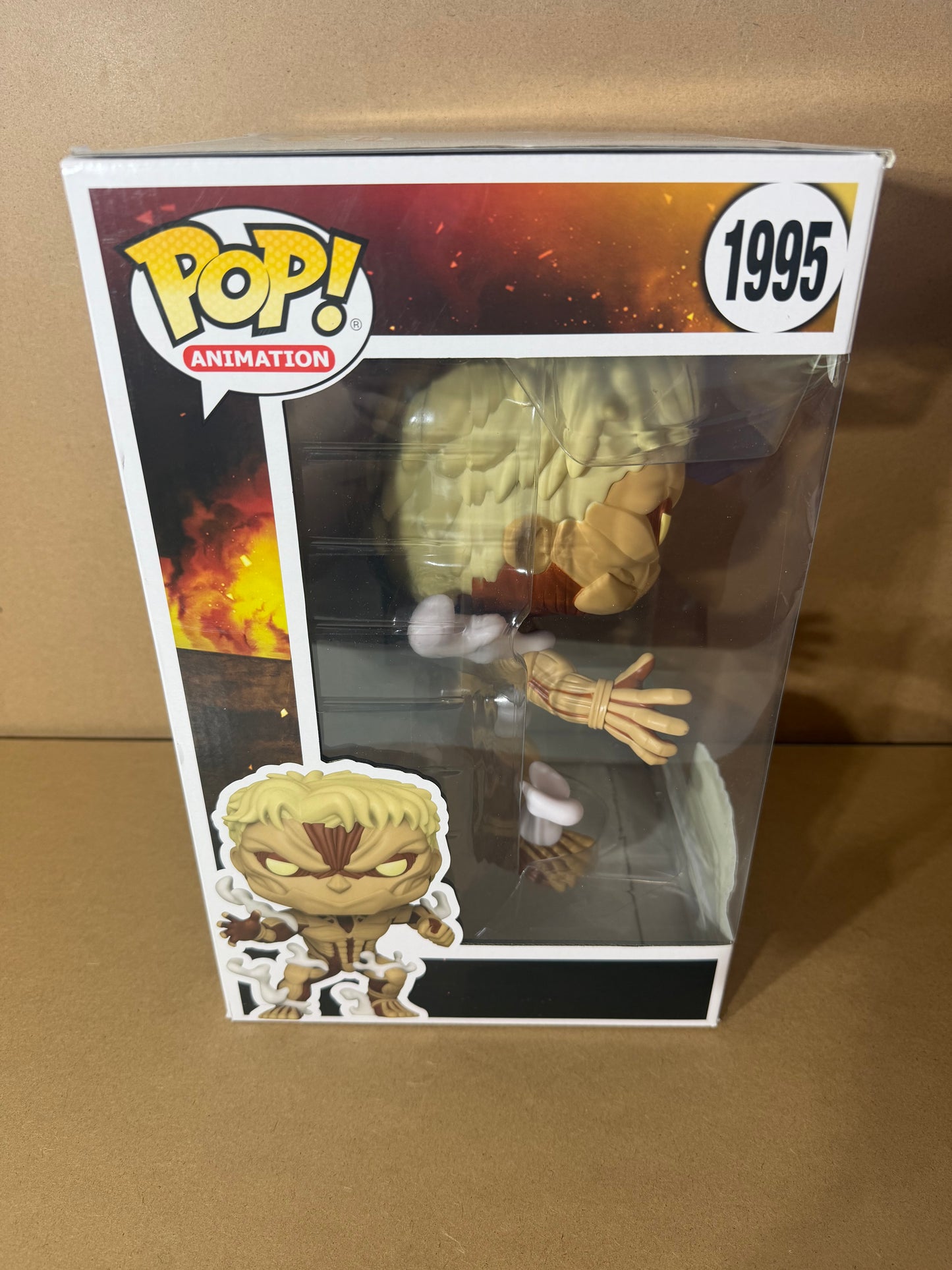 Funko Pop! Anime Attack On Titan Armored Titan #1995 Includes Magnetic Stack