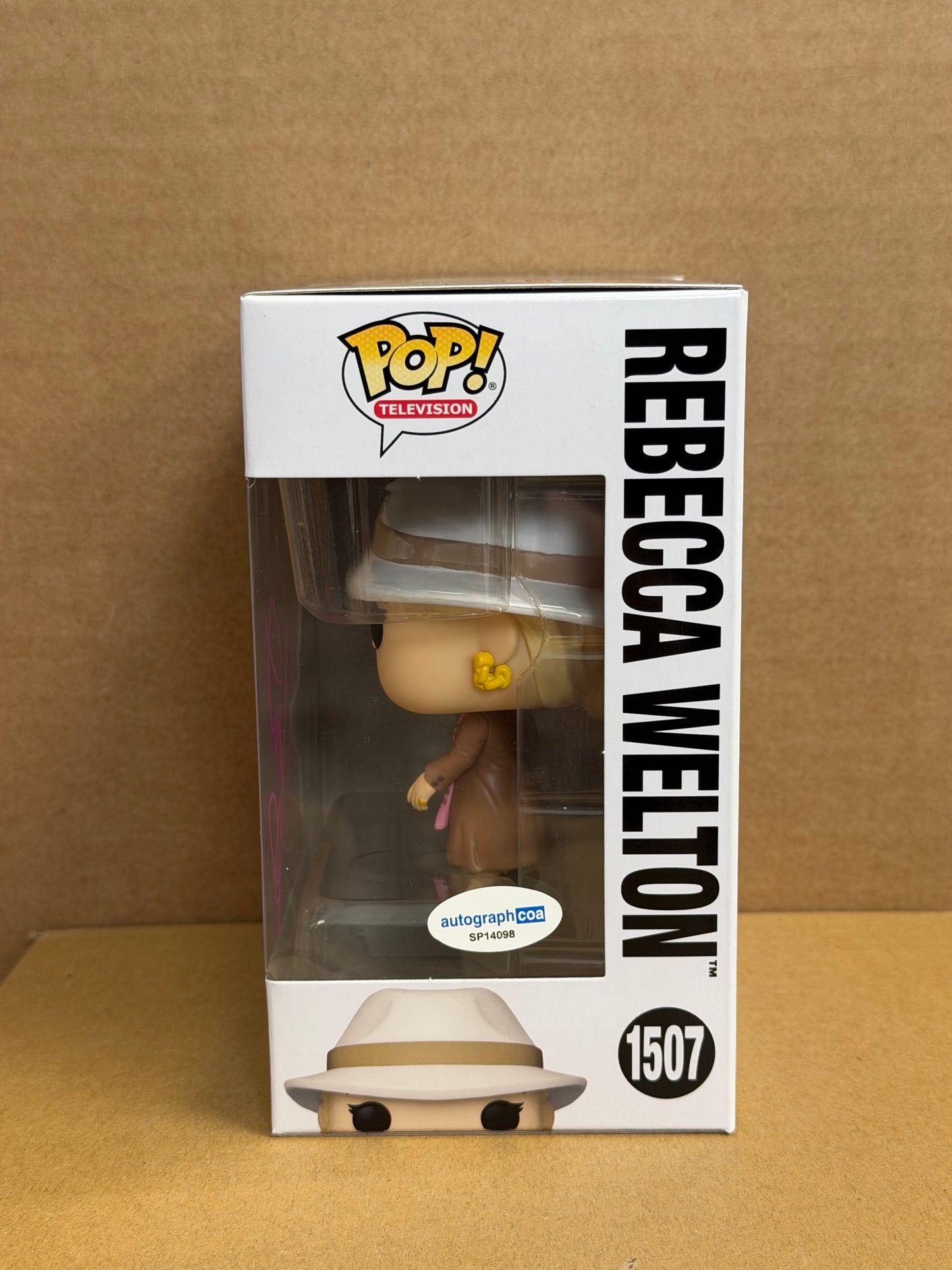 Funko Pop! Television Ted Lasso Rebecca Welton Signed Hannah Waddingham COA #1507 WS
