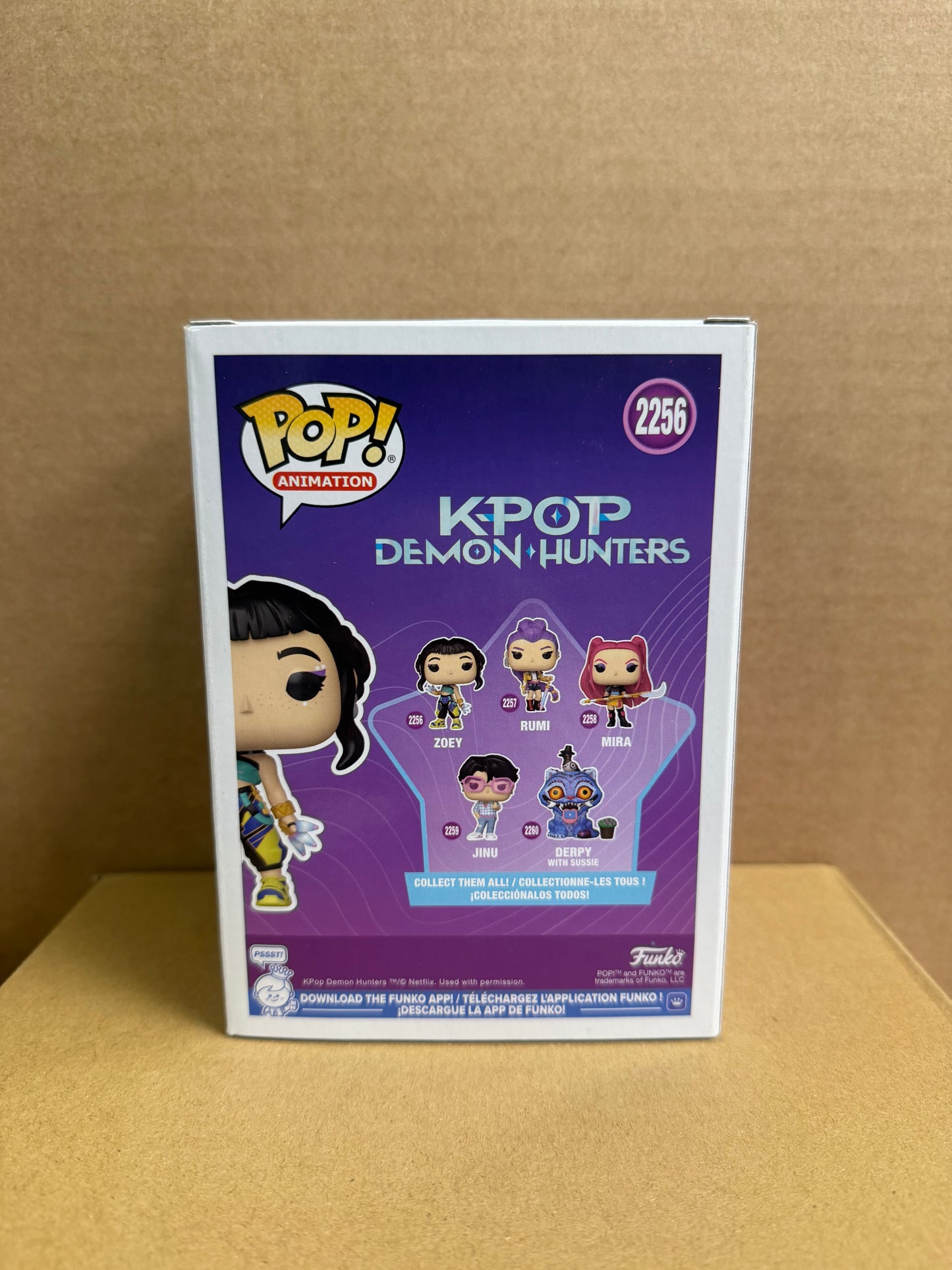 Funko Pop! Animation Kpop Demon Hunters Zoey Signed Rei Ami COA #2256