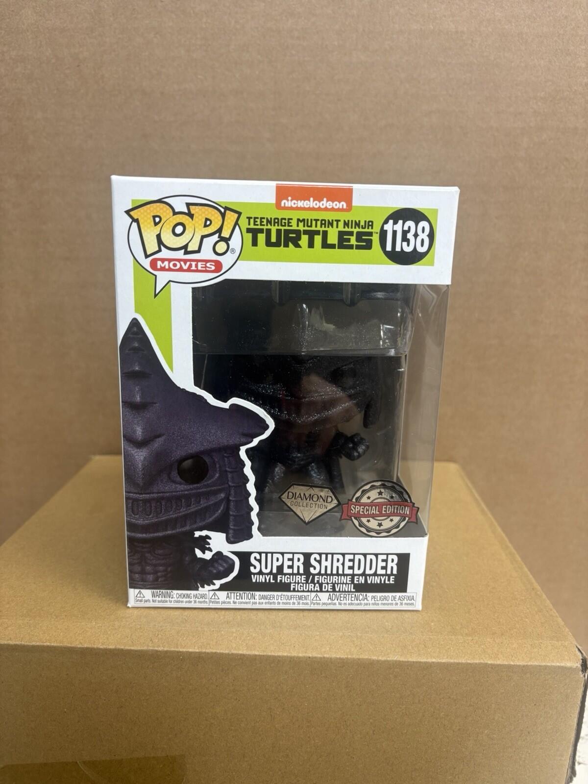 Funko Pop! Movies TMNT 1138 Super Shredder Black Diamond Exclusive