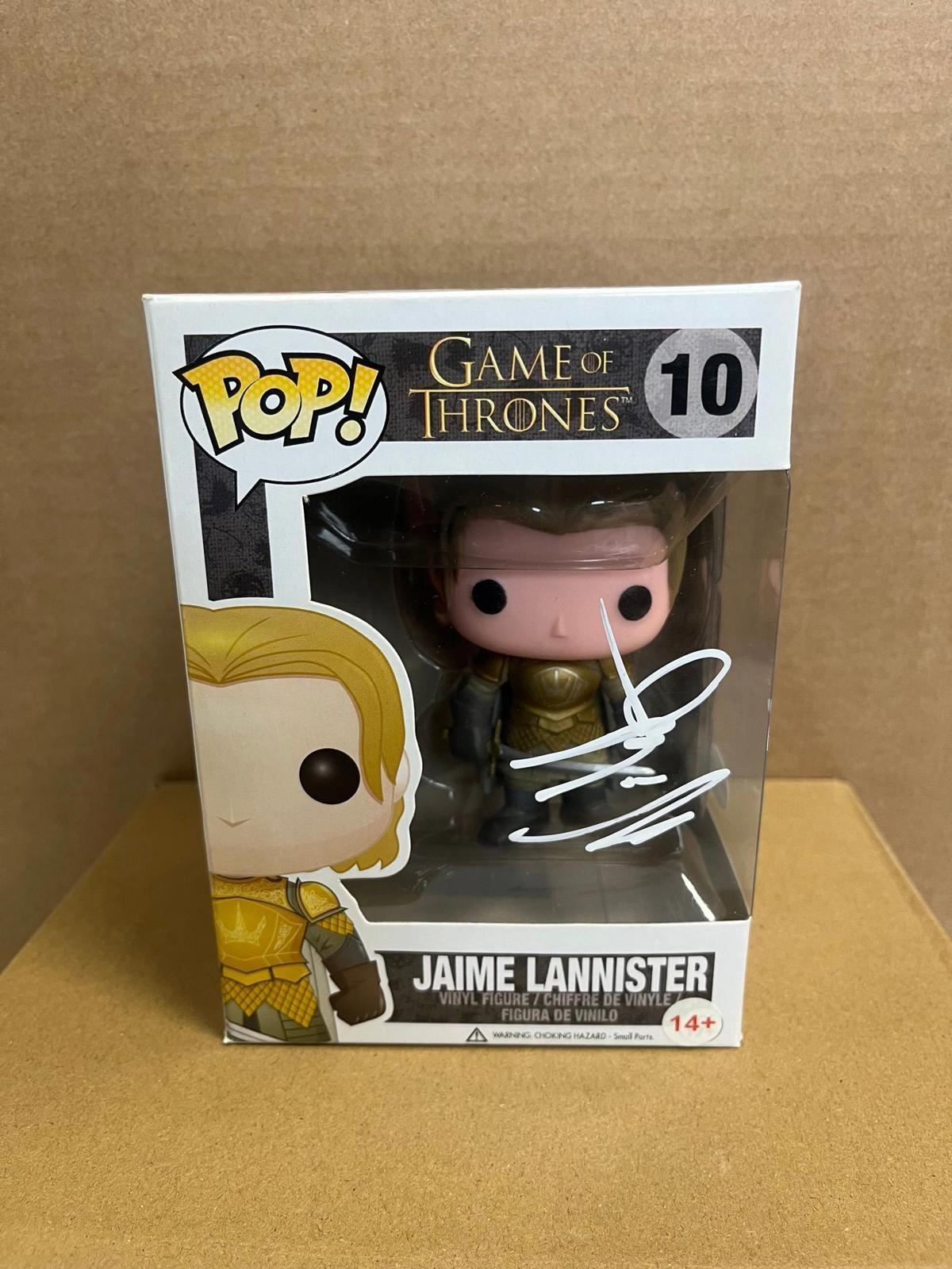 Funko Pop! Television Game of Thrones Jaime Lannister Signed Nikolaj Coster-Waldau #35 WS