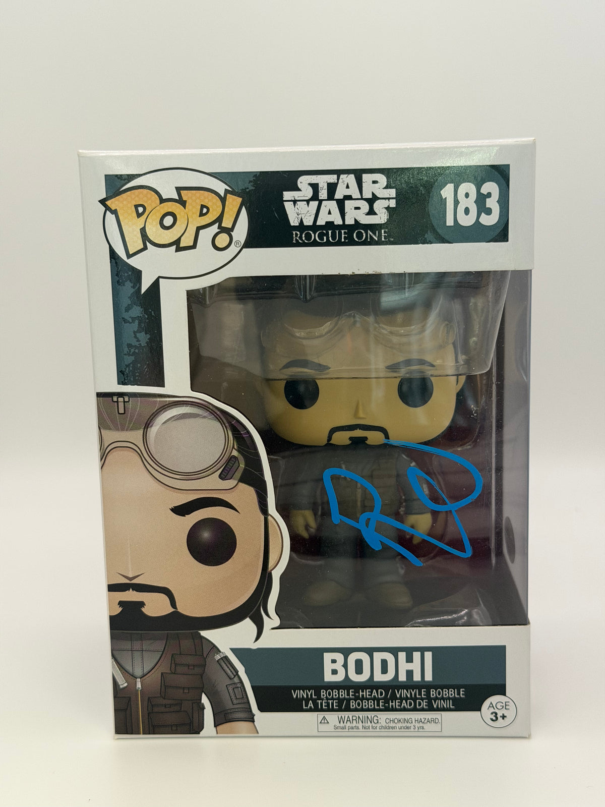 Funko Pop! Star Wars Bodhi Signed Riz Ahmed COA #183