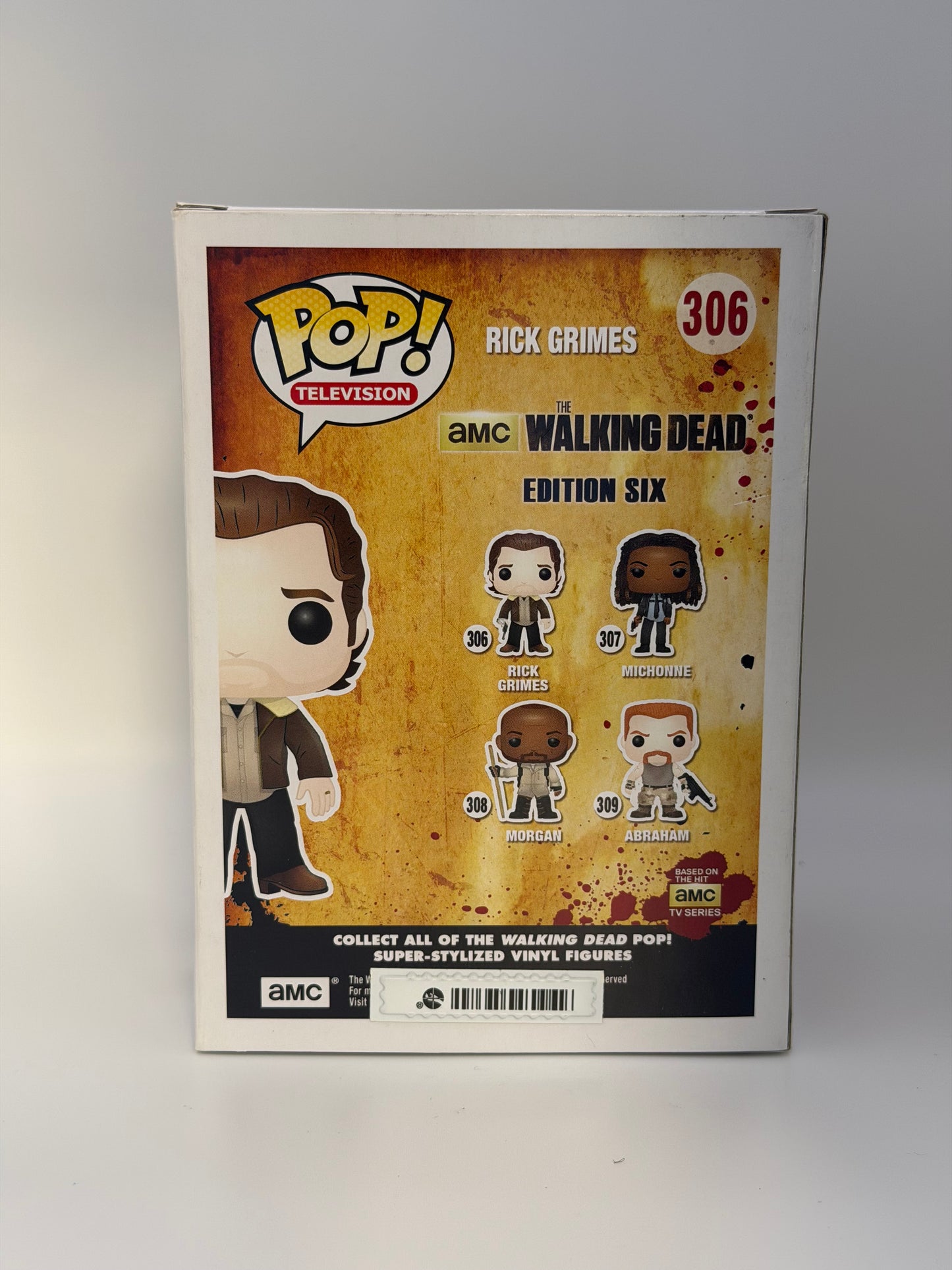 Funko Pop! Television The Walking Dead Rick Grimes Signed Andrew Lincoln COA #306