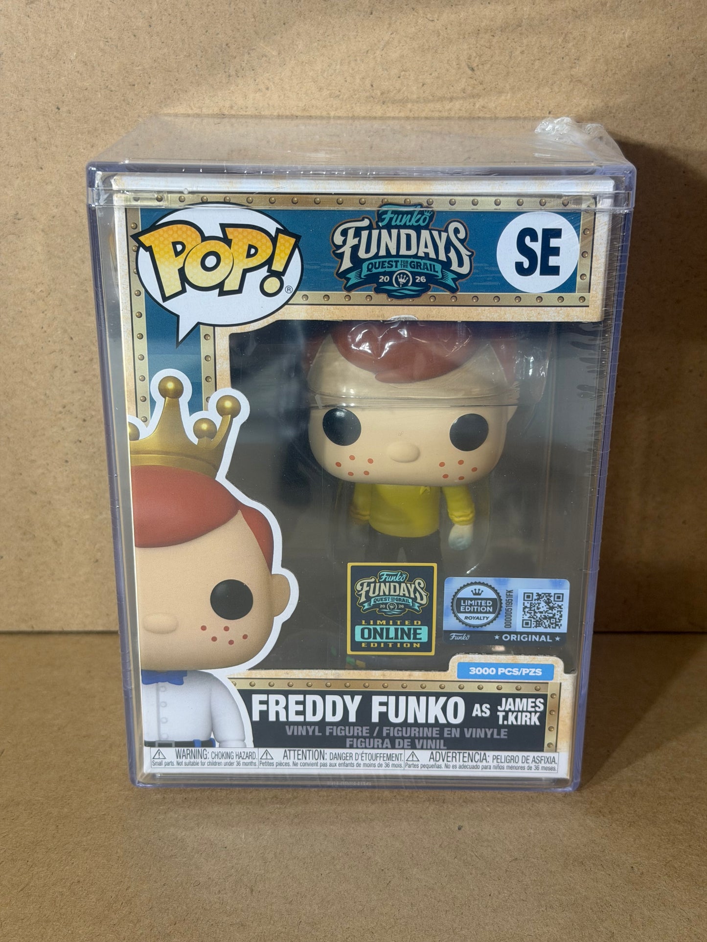 Funko Pop! Television Star Trek Freddy Funko As James T.Kirk 3000pcs 2026 Fundays