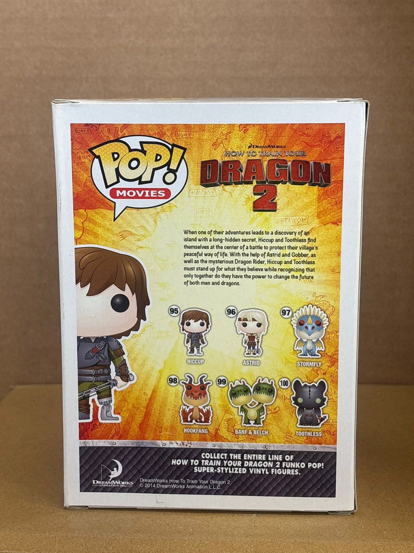 Funko Pop! Movies How To Train Your Dragon 2 Hiccup #95 Free Protector